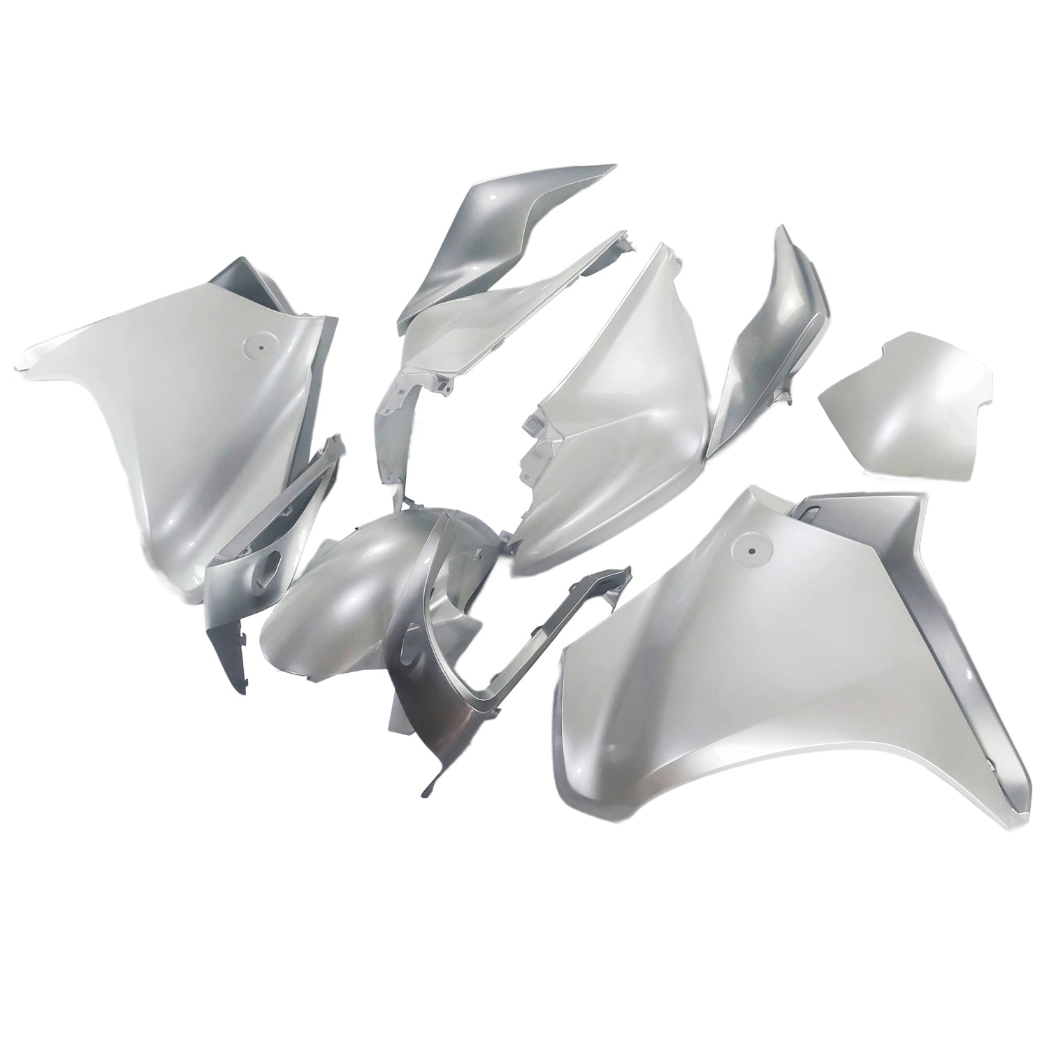 Amotopart 2010-2013 Honda VFR1200 Fairing White Kit