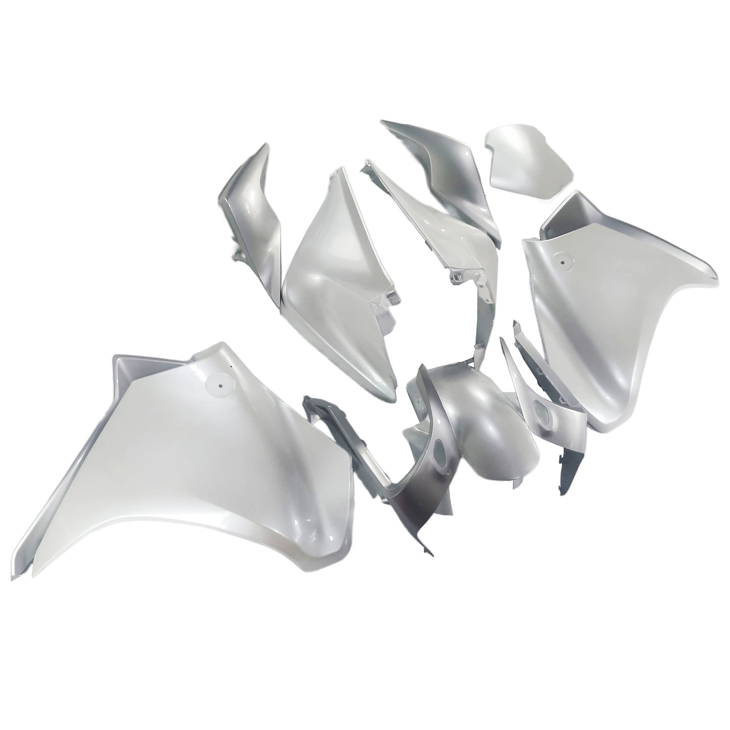 Amotopart 2010-2013 Honda VFR1200 Fairing White Kit