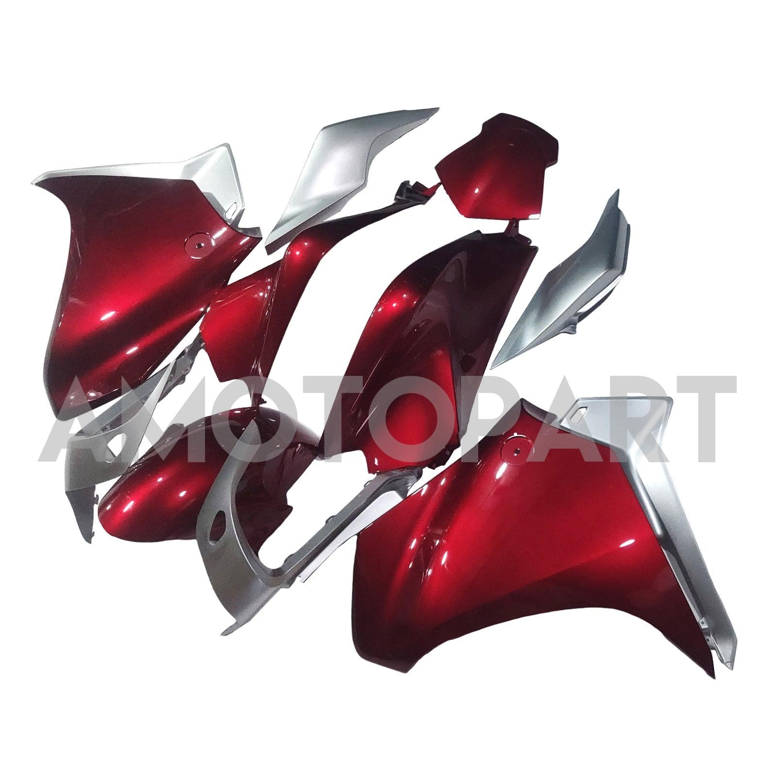 Amotopart 2010-2013 ホンダ VFR1200 フェアリング レッドキット