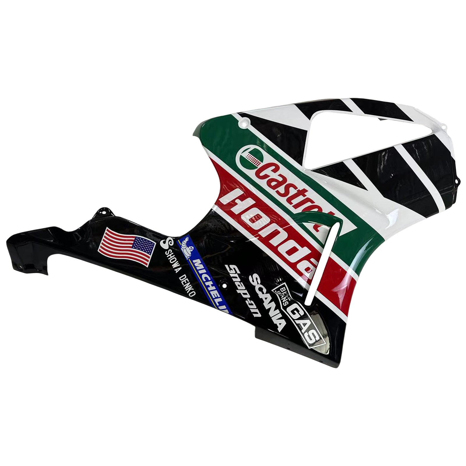 Amotopart 2000-2006 Honda VTR1000 RC51 Fairing Multicolor Castrol Kit