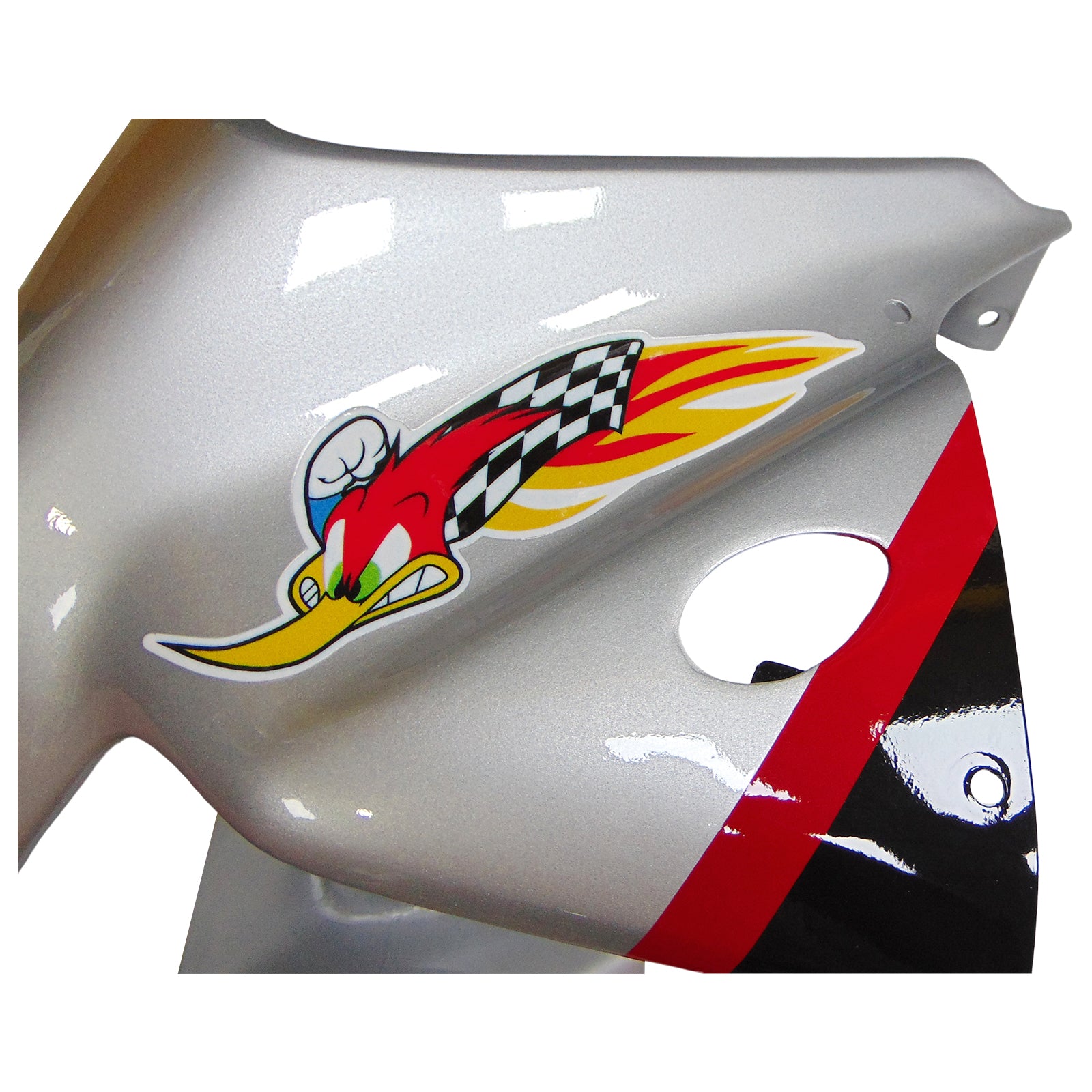 Amotopart 2000-2006 Honda VTR1000 RC51 Fairing Red&Sliver Kit