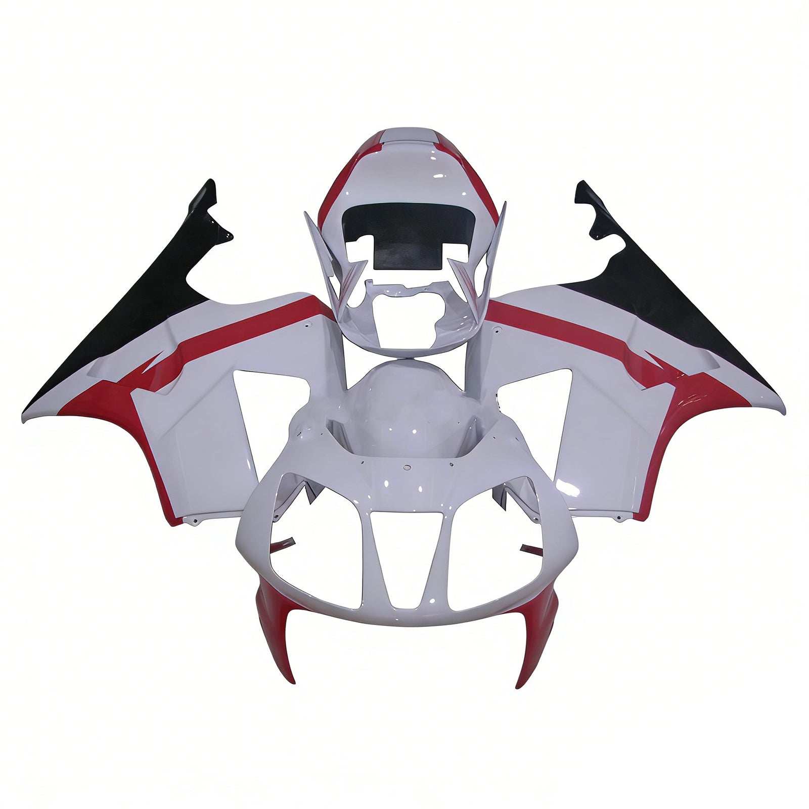 Amotopart 2000-2006 Honda VTR1000 RC51 White Black Red Fairing Kit