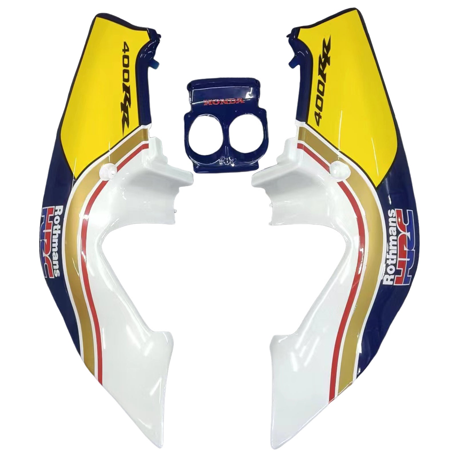 Amotopart 1987-1989 Honda CBR400RR NC23 Fairing Yellow&Blue Kit