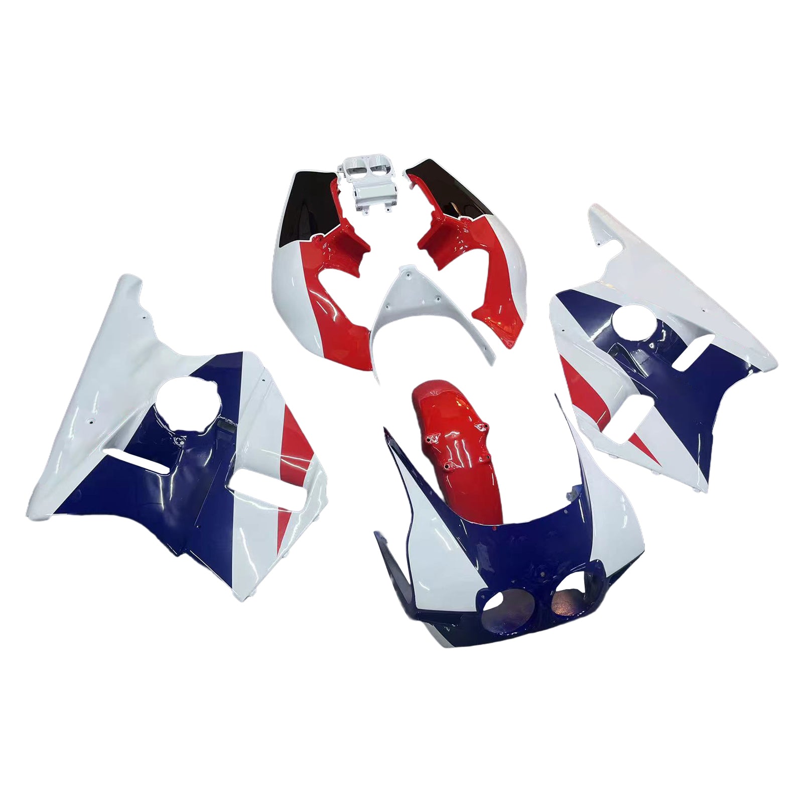 Amotopart 1987-1989 Honda CBR400RR NC23 Fairing Red&Blue Kit
