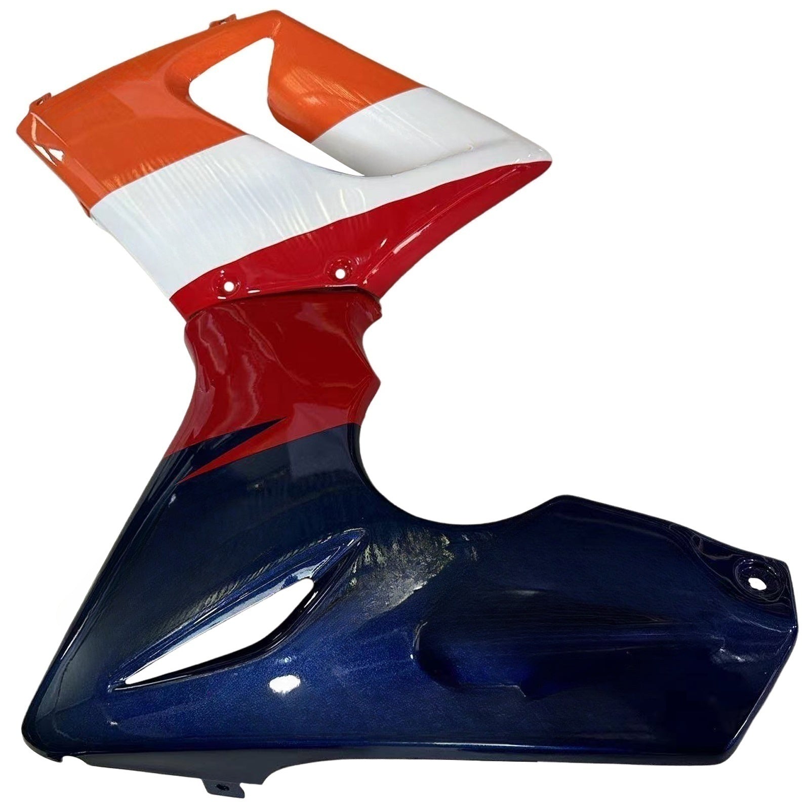 Amotopart Honda CBR125R Rouge 2002-2006&Kit de carénage Repjol orange