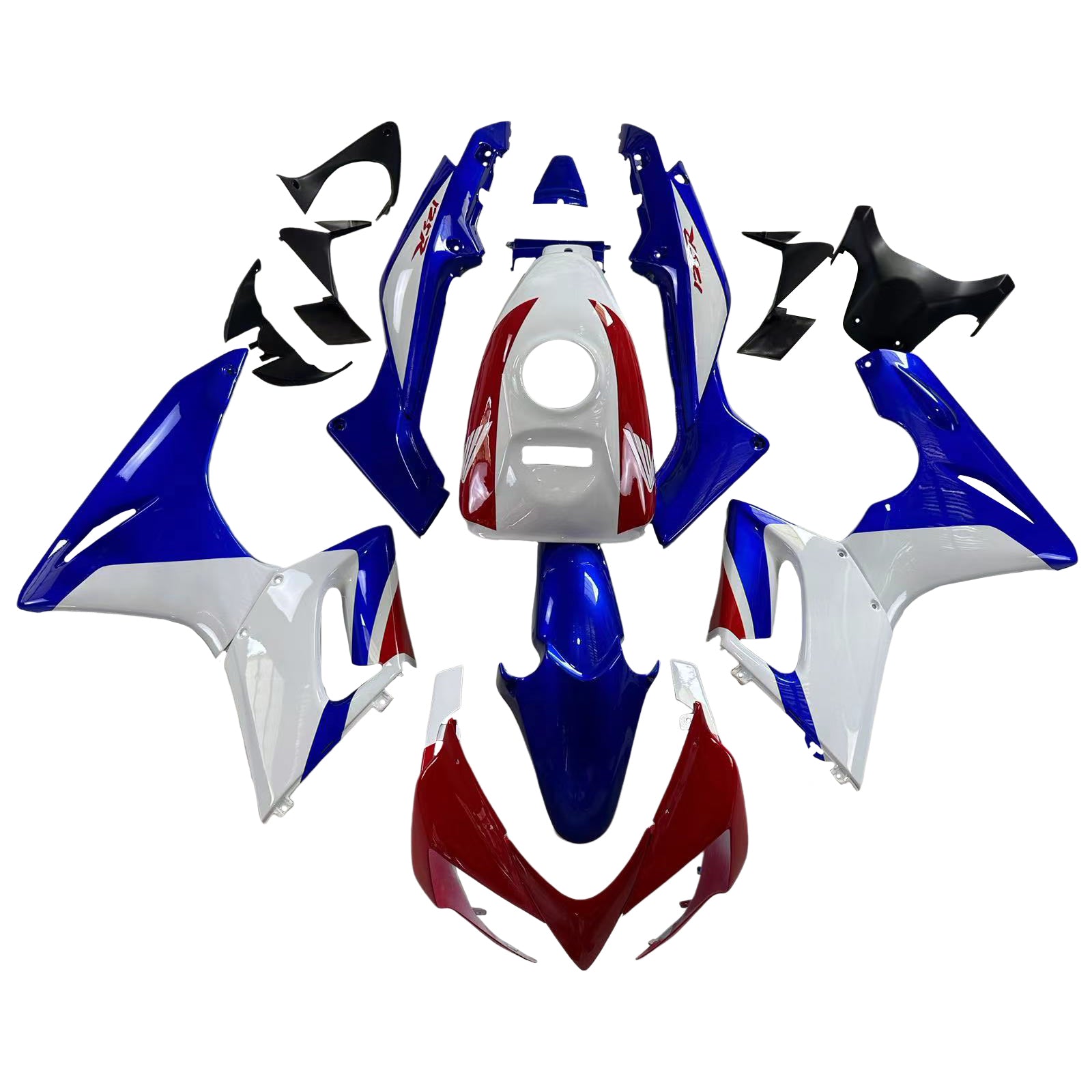 Amotopart 2002-2006 Honda CBR125R Red&Blue Fairing Kit