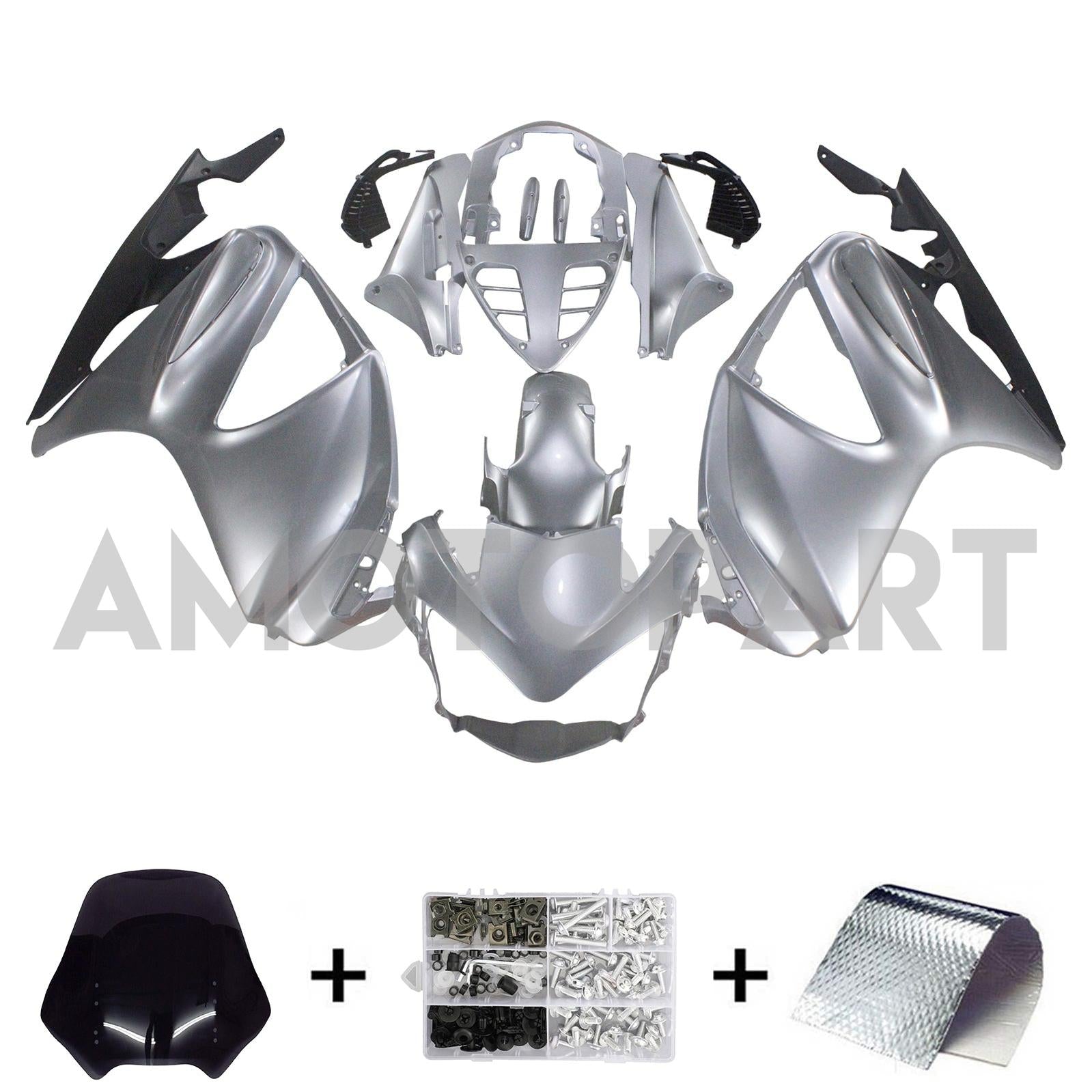 Amotopart Honda ST1300 2002-2016 Sliver Style1 Fairing Kit