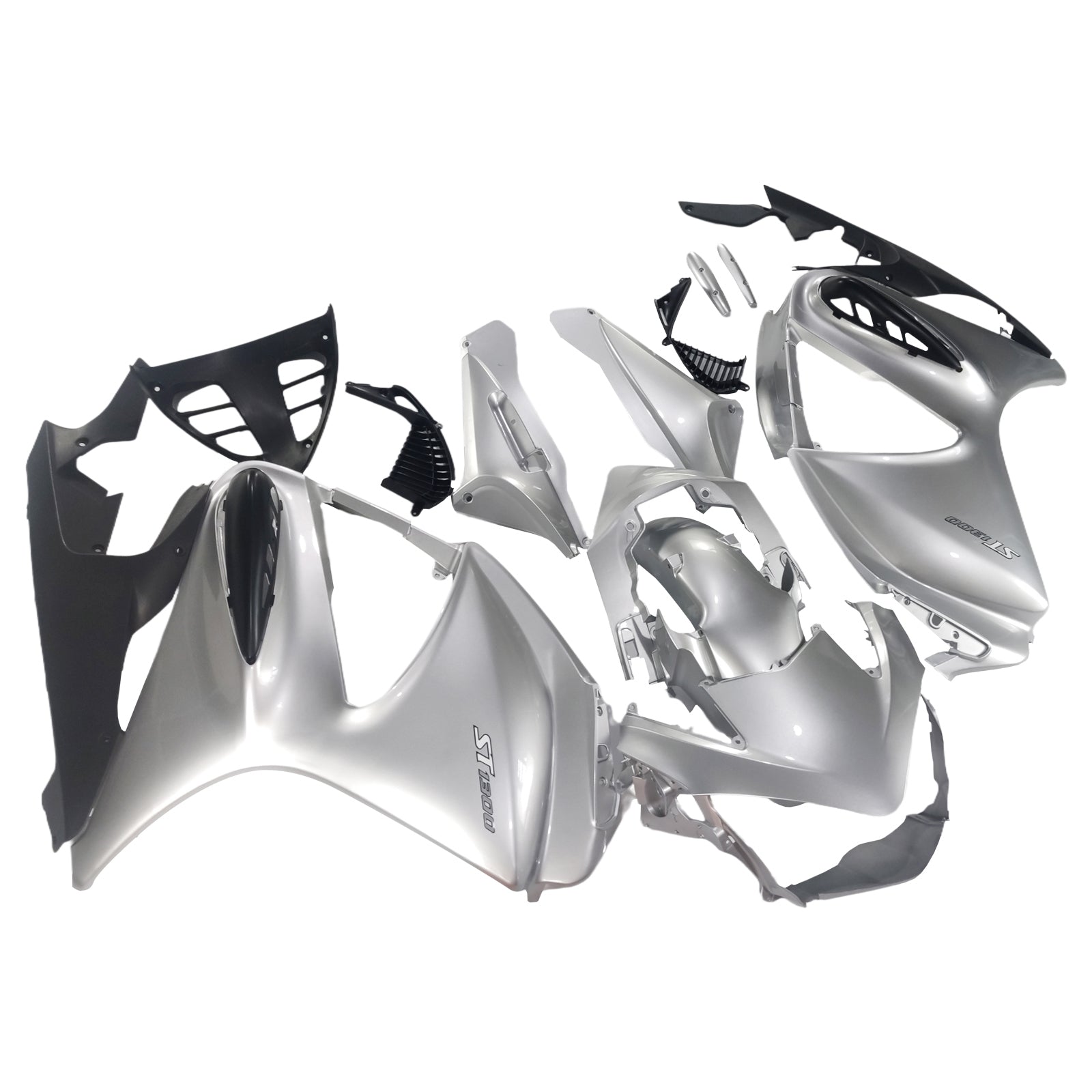 Amotopart Honda ST1300 2002-2016 SLIVER STYLE2 FAIRING KIT