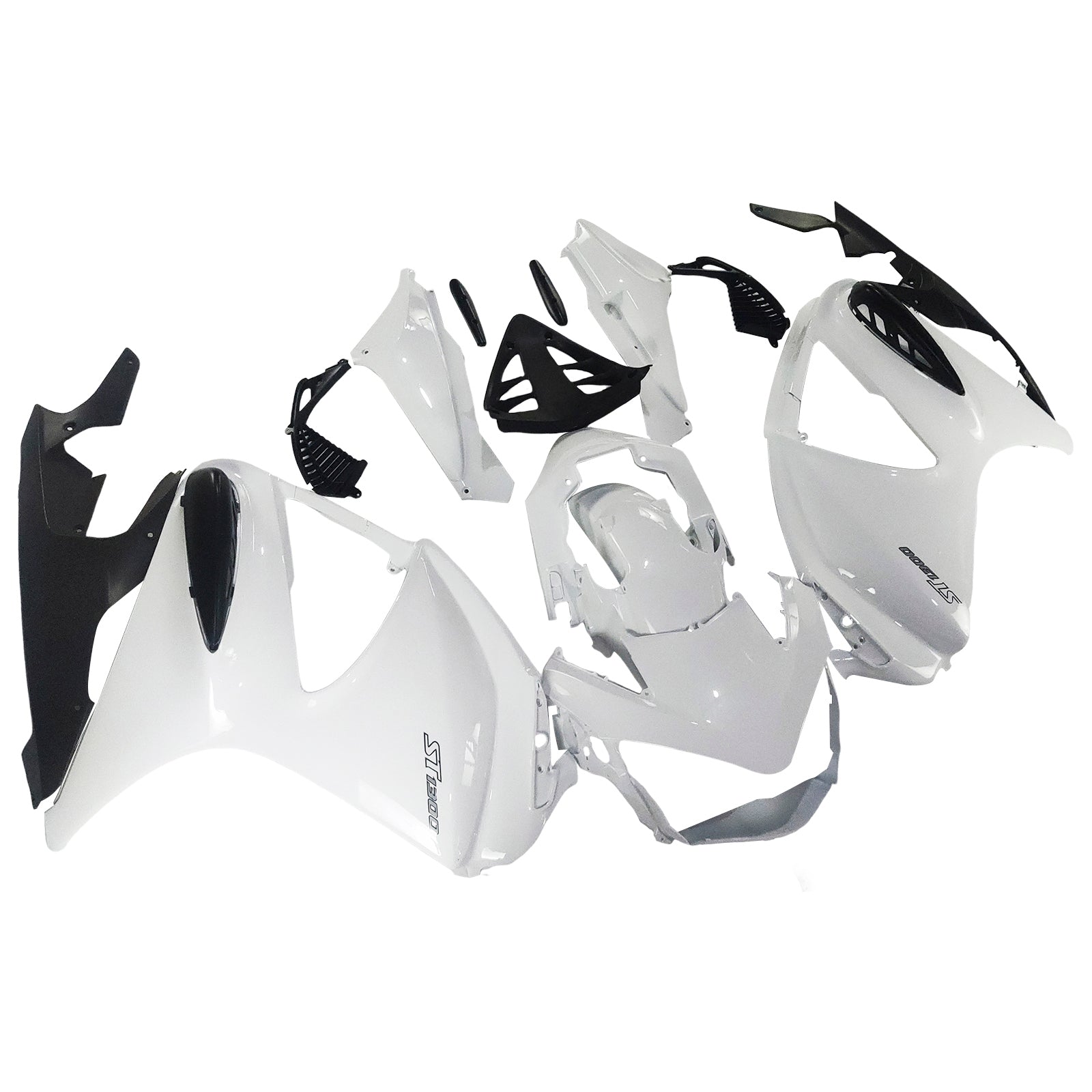 Amotopart Honda ST1300 2002-2016 White Fairing Kit