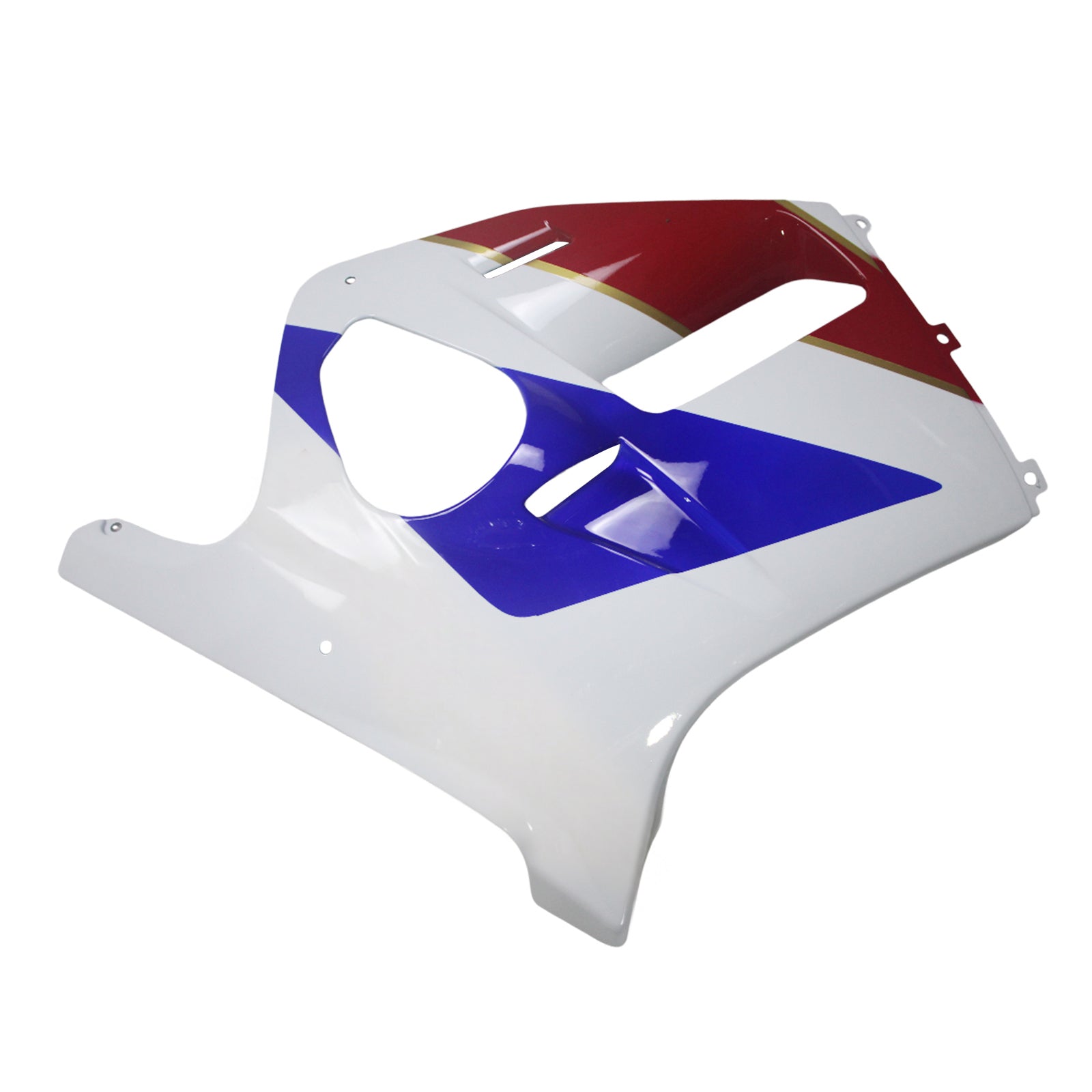 Amotopart 1988-1989 Honda CBR250RR MC19 White Blue Red &Logo Fairing Kit