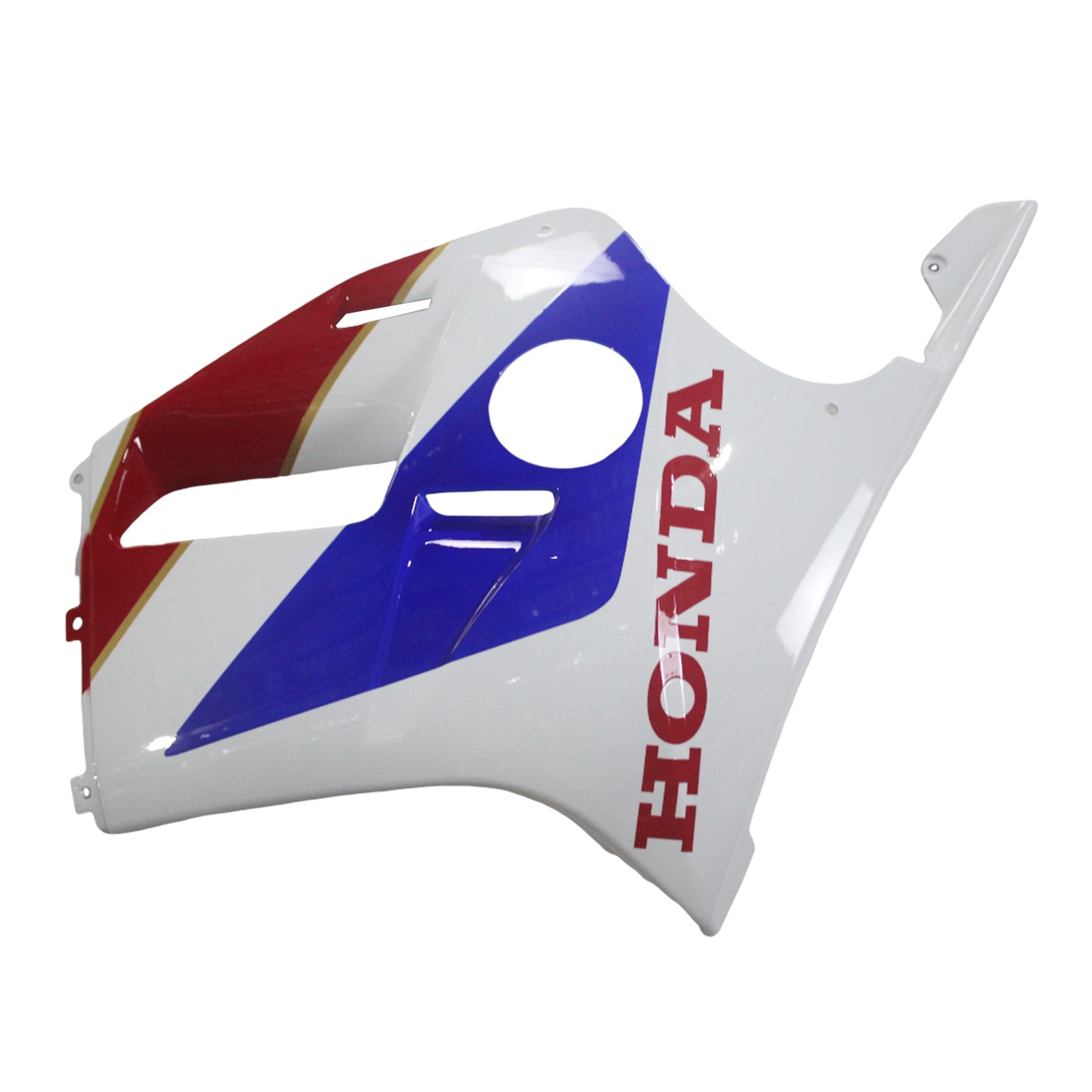 Amotopart 1988-1989 Honda CBR250RR MC19 White Blue Red &Logo Fairing Kit