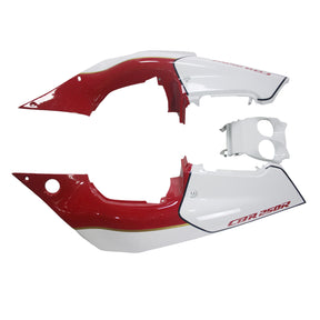 Amotopart 1988-1989 Honda CBR250RR MC19 White Blue Red &Logo Fairing Kit