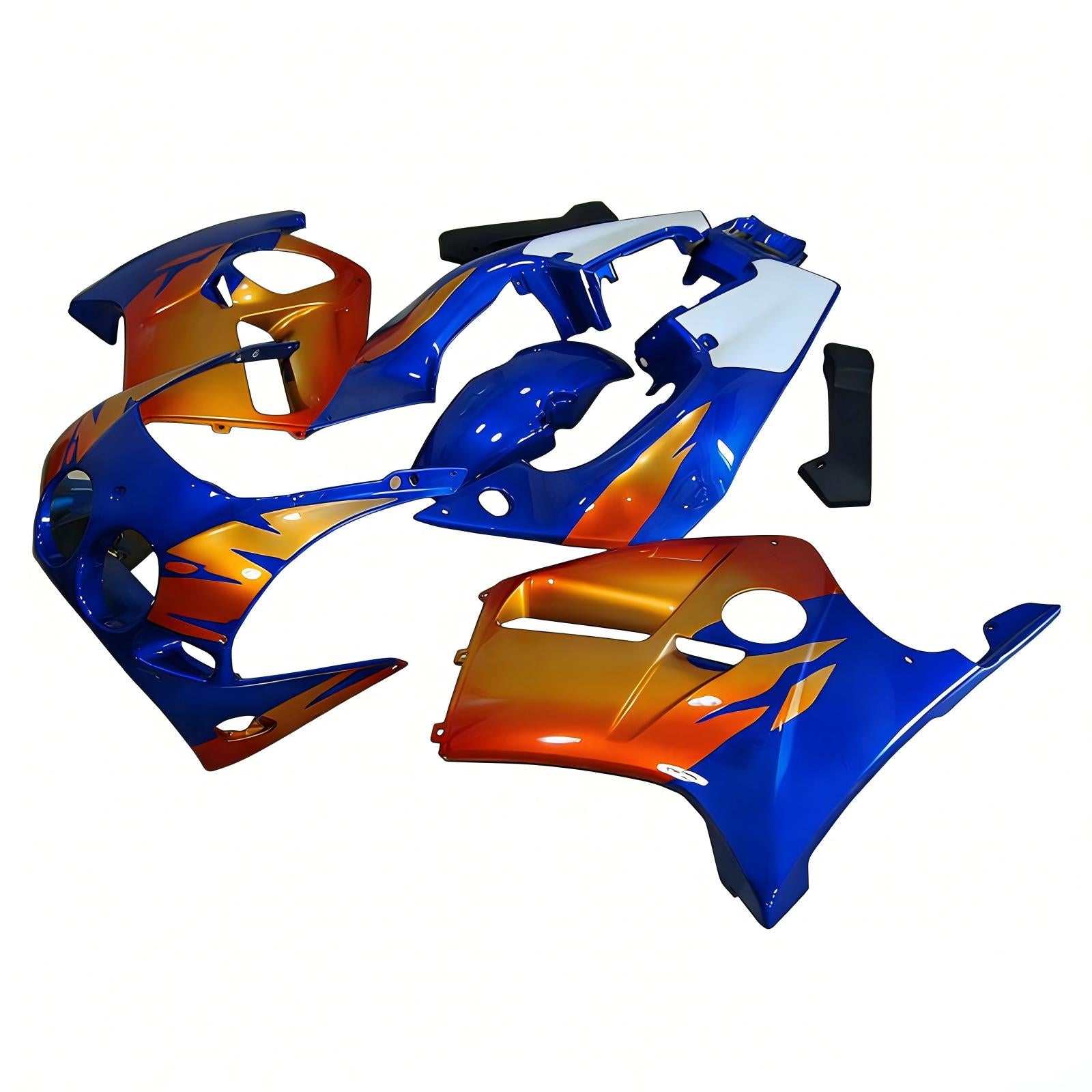 Amotopart 1988–1989 Honda CBR250RR MC19 blaues Verkleidungsset