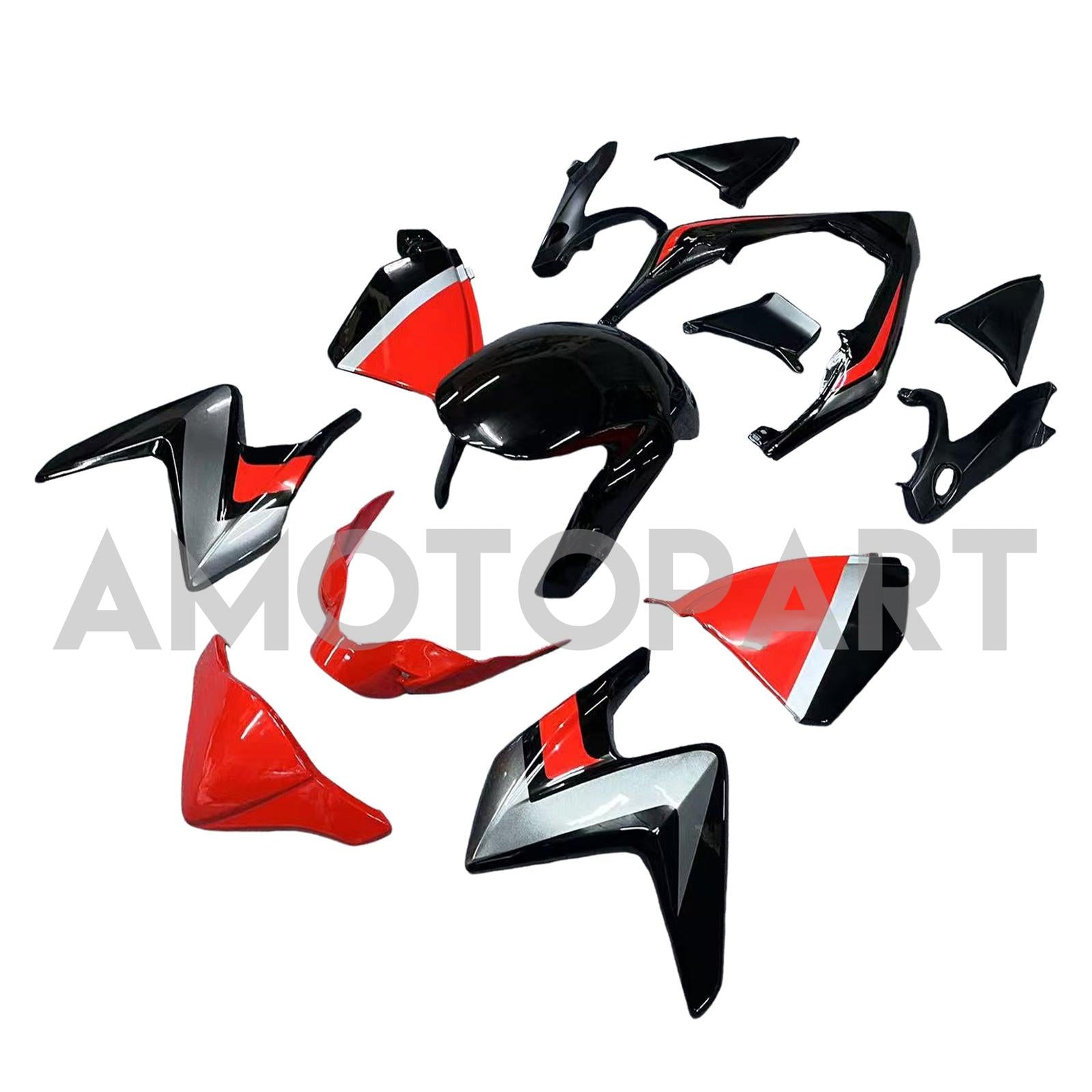 Amotopart Honda CB1000R 2008-2015 Black&Orange Fairing Kit