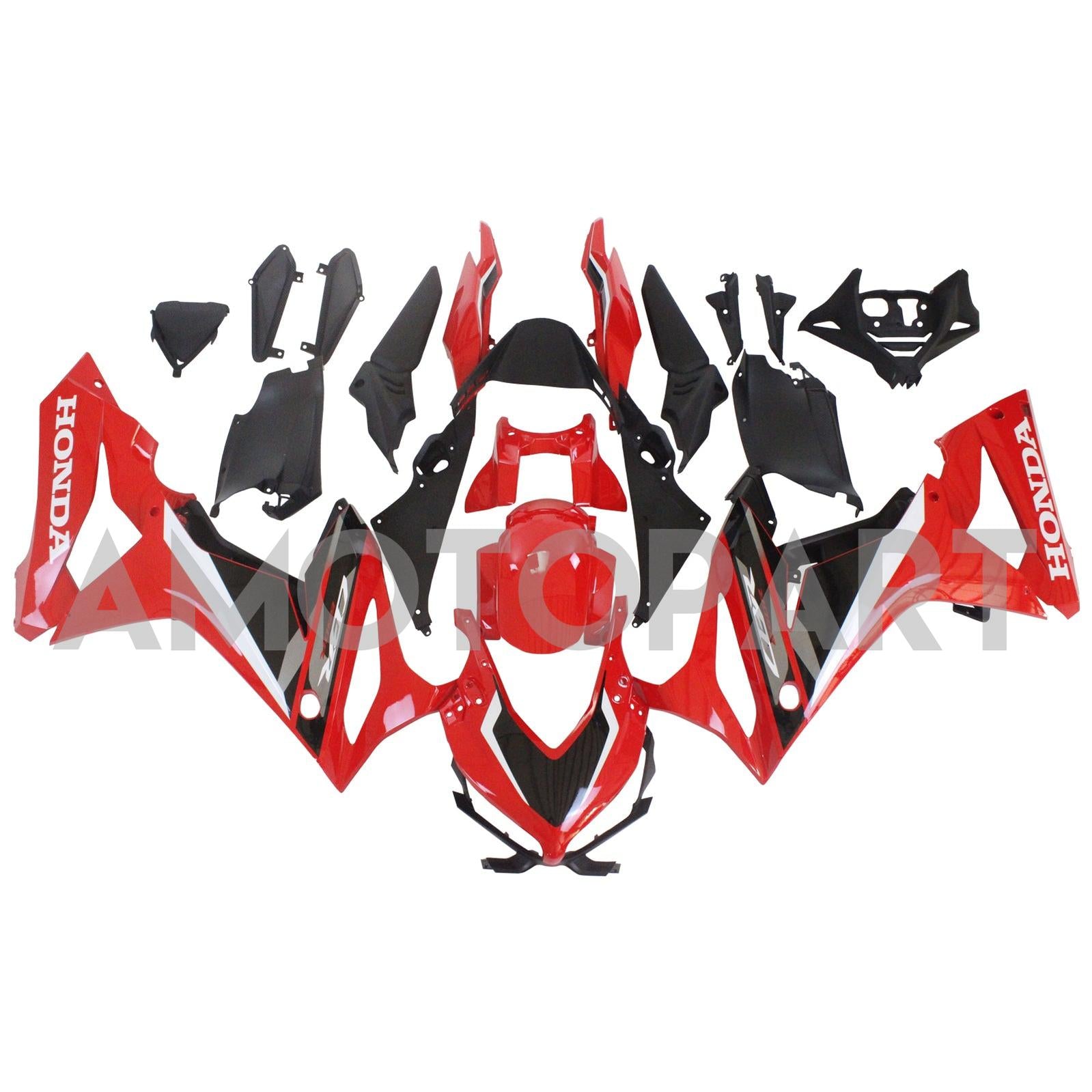 Amotopart Honda CBR650R 2019-2020 Red Fairing Kit