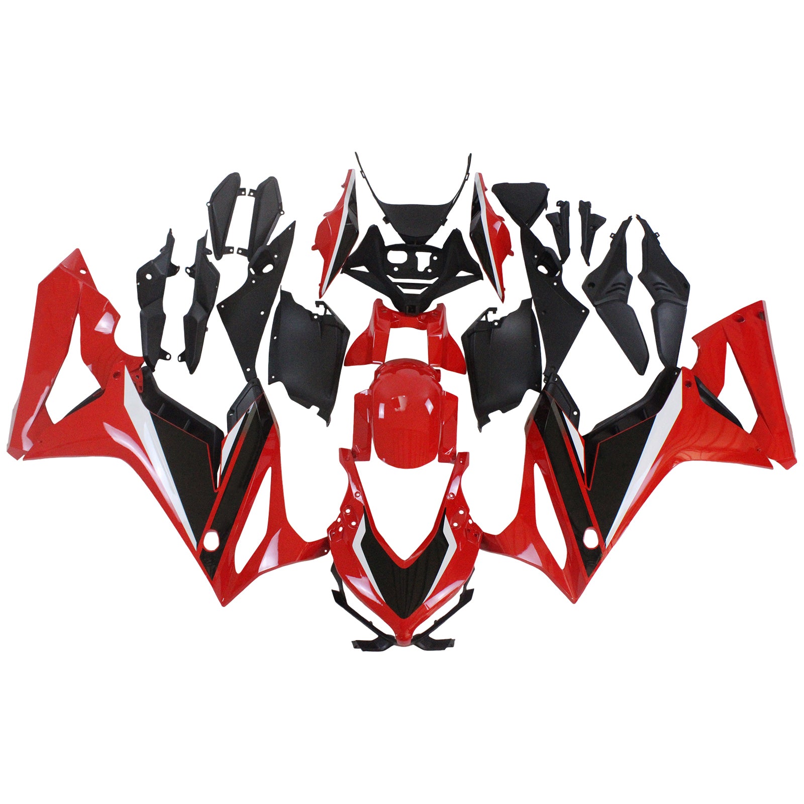 Amotopart 2019-2020 Honda CBR650R Red&Black Fairing Kit