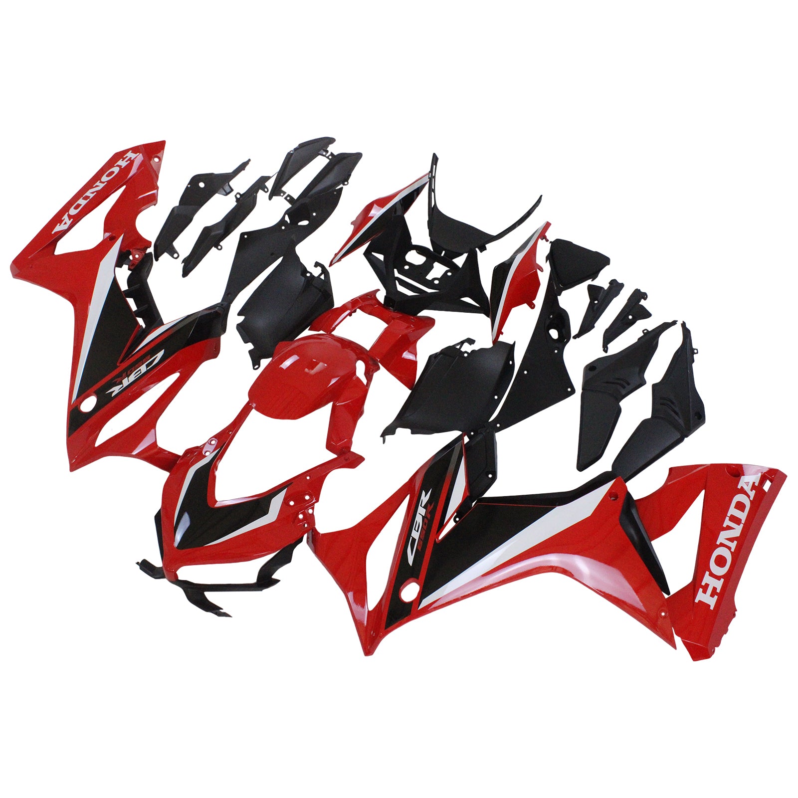 Amotopart 2019-2020 Honda CBR650R Red&Black Fairing Kit