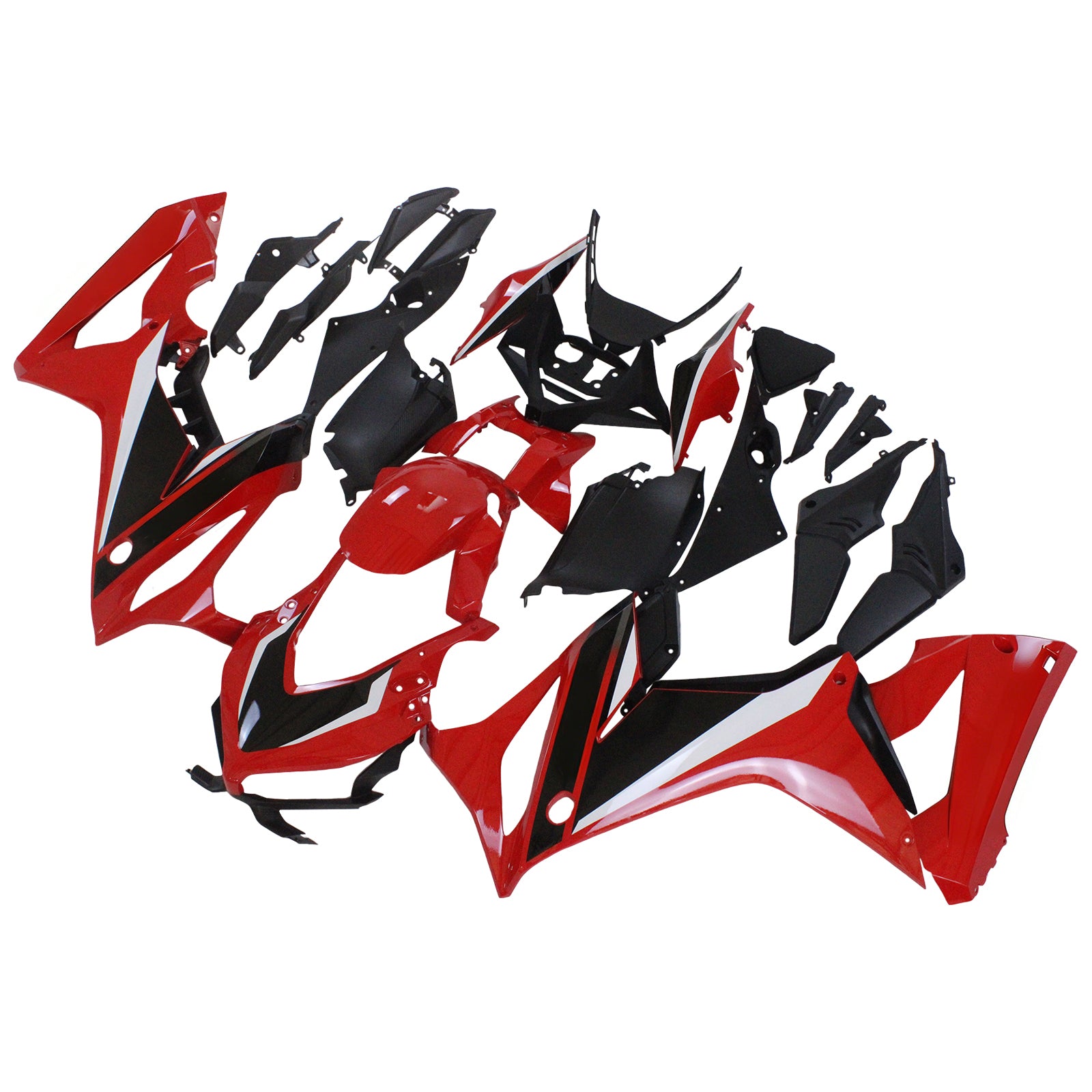 Amotopart 2019-2020 Honda CBR650R Red&Black Fairing Kit