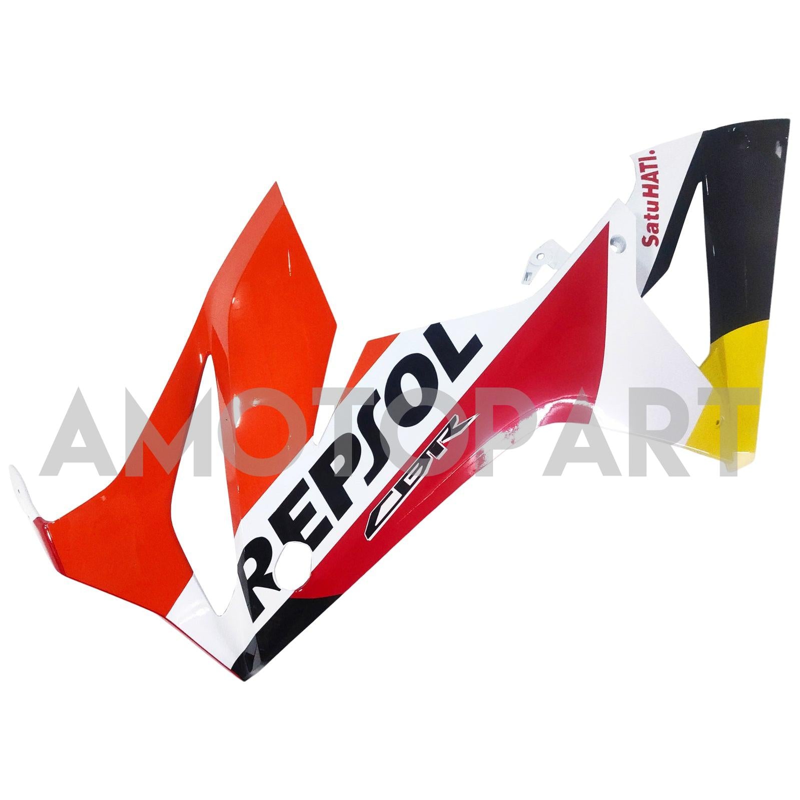 Amotopart 2019-2020 CBR650R Honda Kit de carenado Repsol rojo naranja
