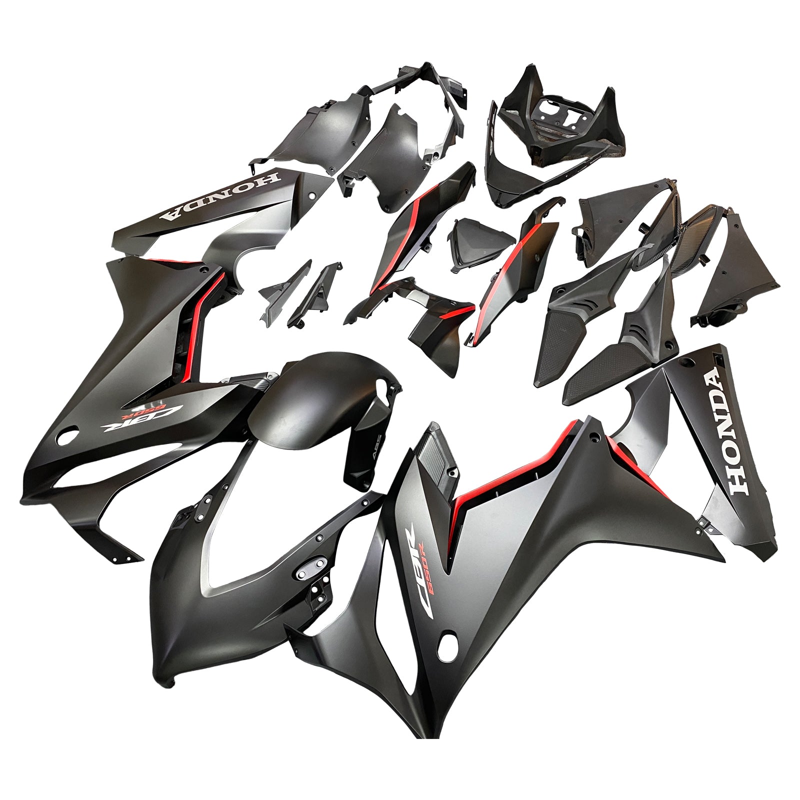 Amotopart Honda CBR650R 2021-2023 Black Style1 Fairing Kit