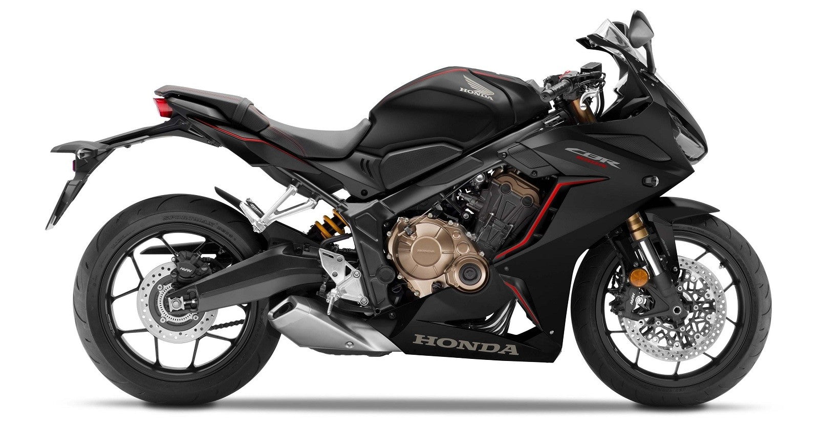 Kit de carénage Amotopart Honda CBR650R 2019-2020 noir Style2