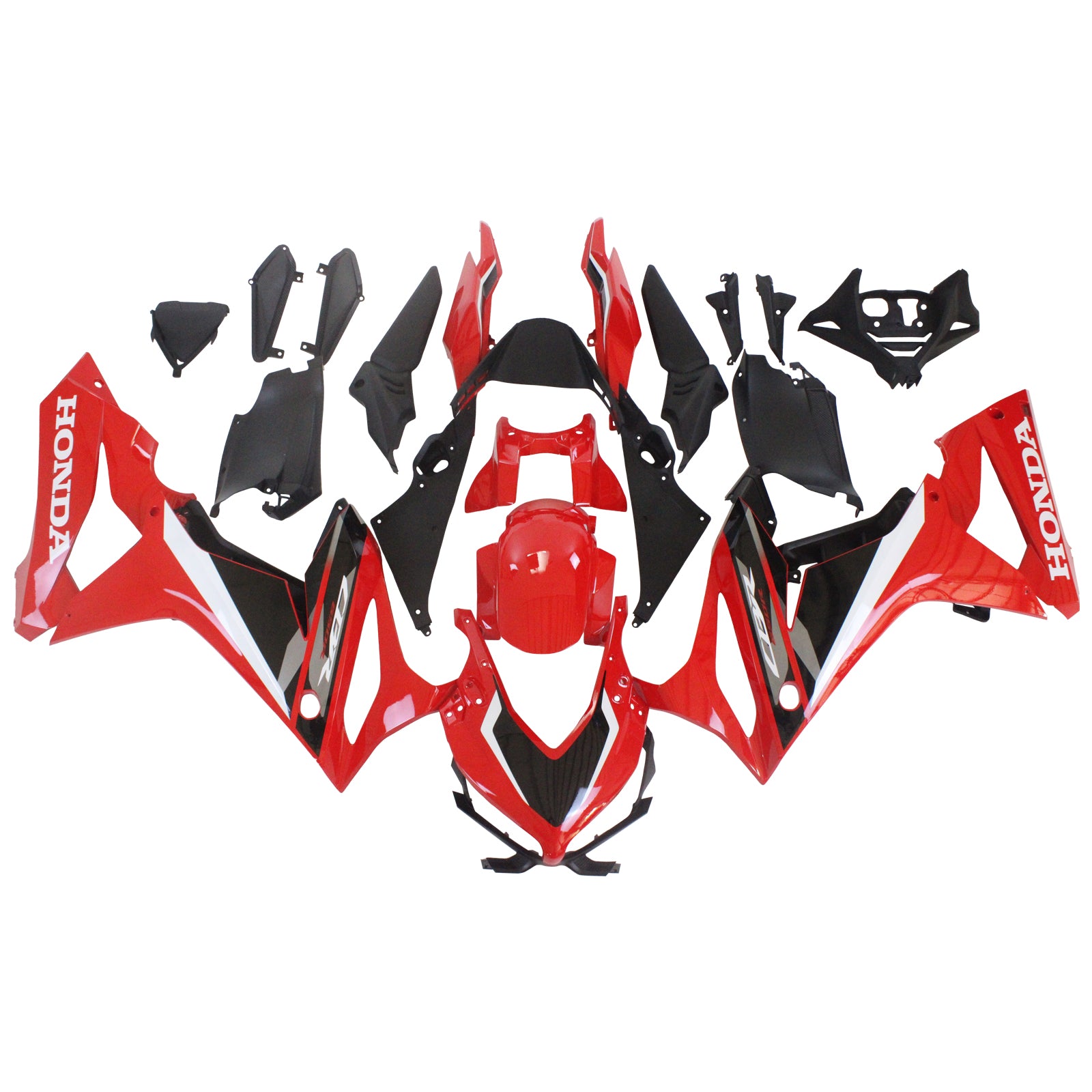 Amotopart Honda CBR650R 2021-2023 Red&Black Fairing Kit