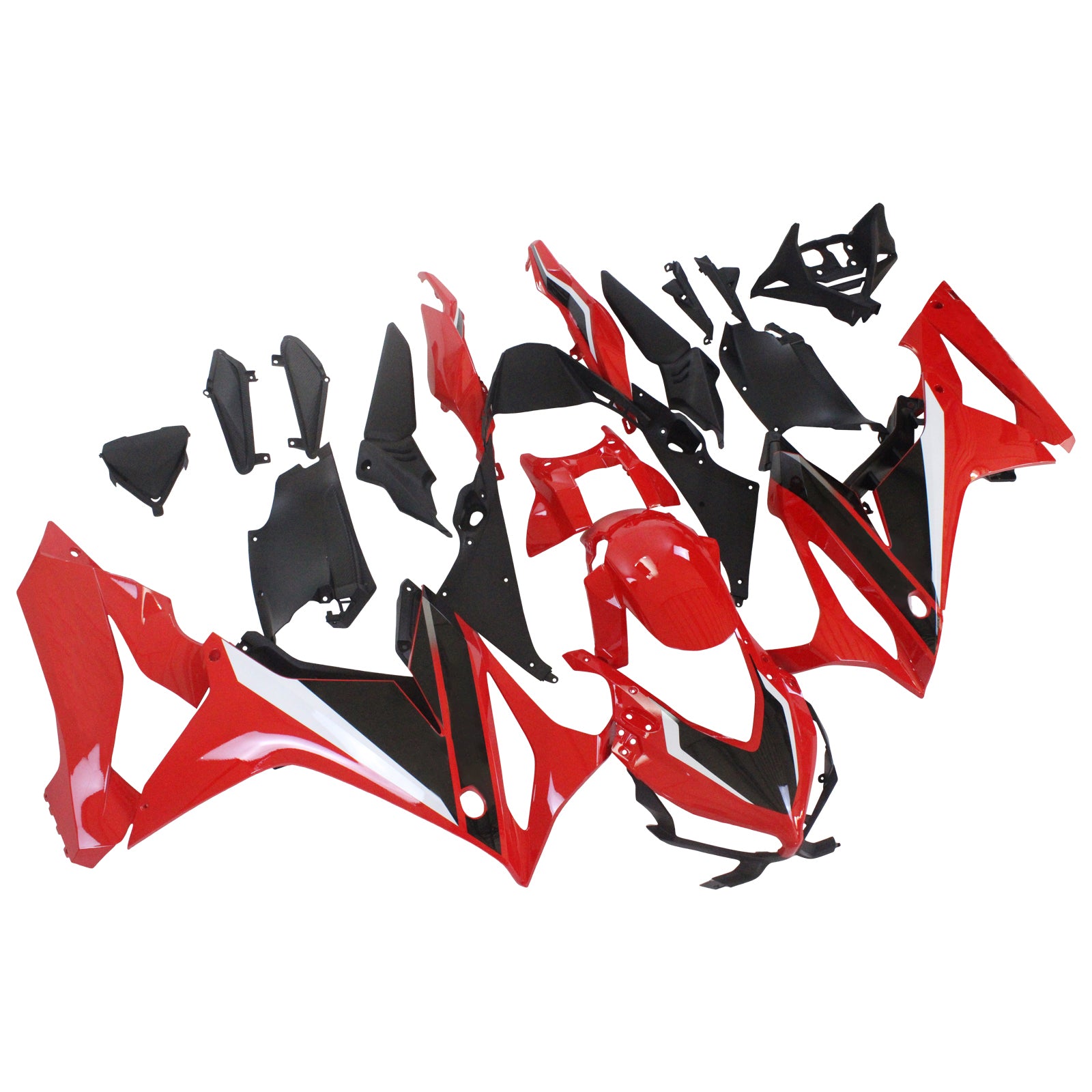 Amotopart Honda CBR650R 2021-2023 Red&Black Fairing Kit