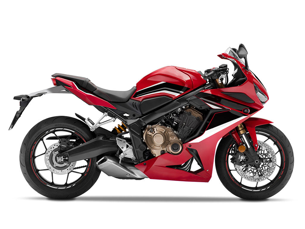 Amotopart ホンダ CBR650R 2021-2023 レッド&ブラック フェアリングキット
