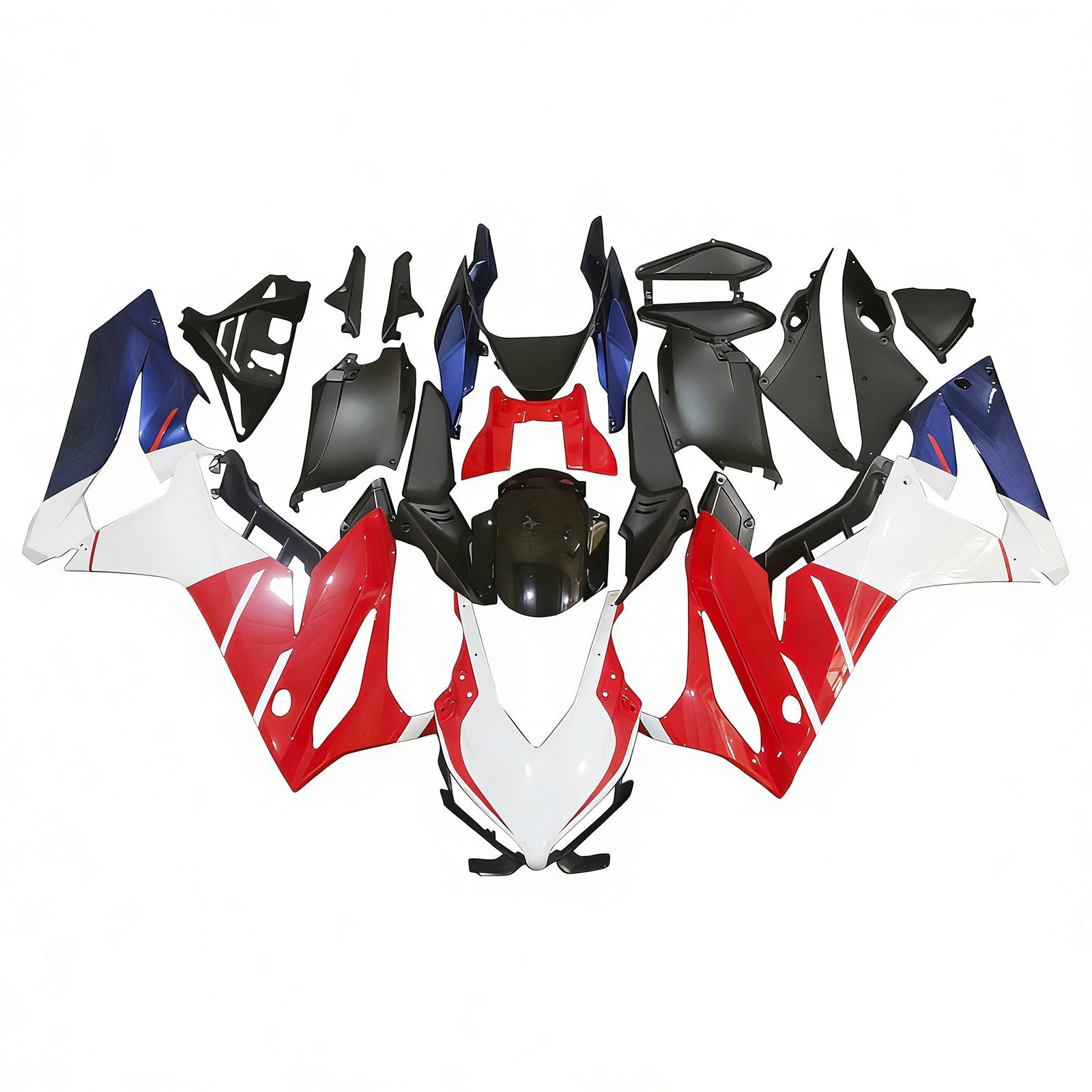 Amotopart 2021-2023 CBR650R Honda Red & Black Fairing Kit