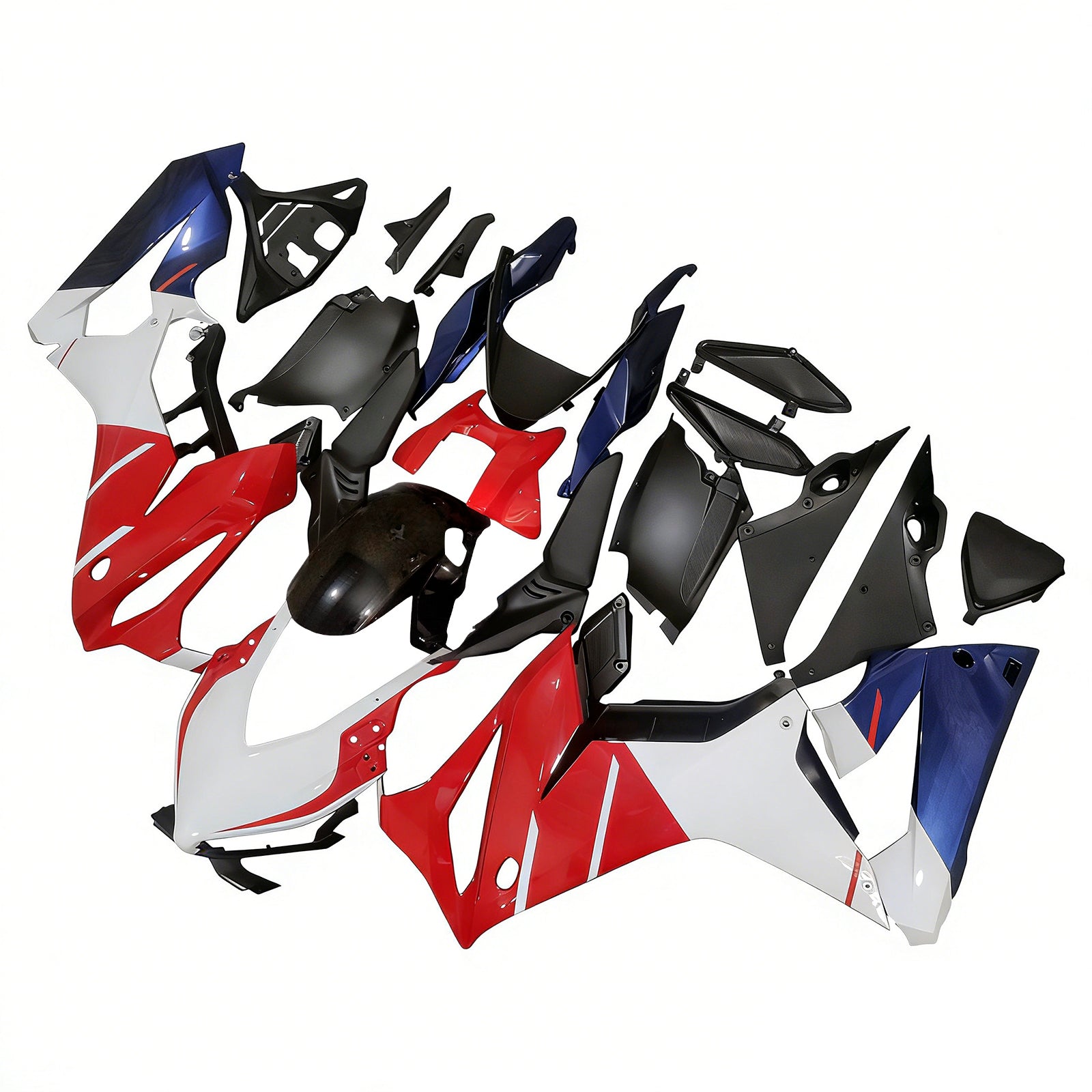 Amotopart 2021-2023 CBR650R Honda Red & Black Fairing Kit