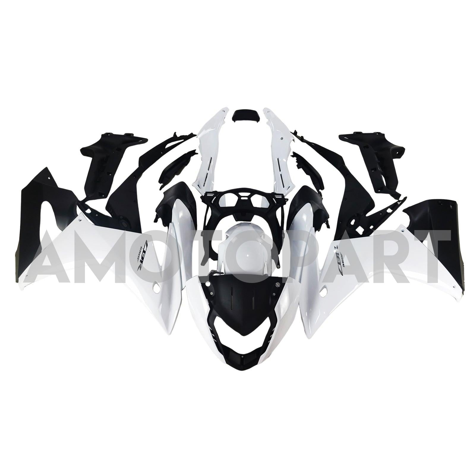 Amotopart Honda CBR650F 2014-2016 White Style1 Fairing Kit