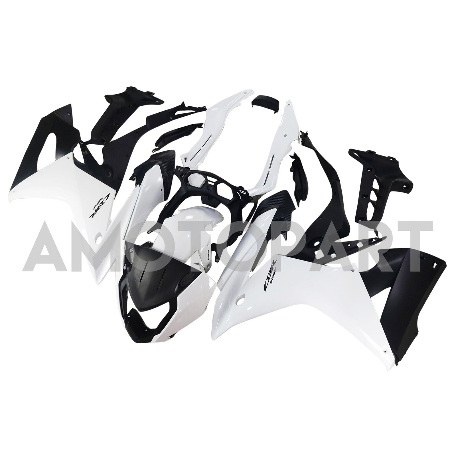 Amotopart Honda CBR650F 2014-2016 White Style1 Fairing Kit