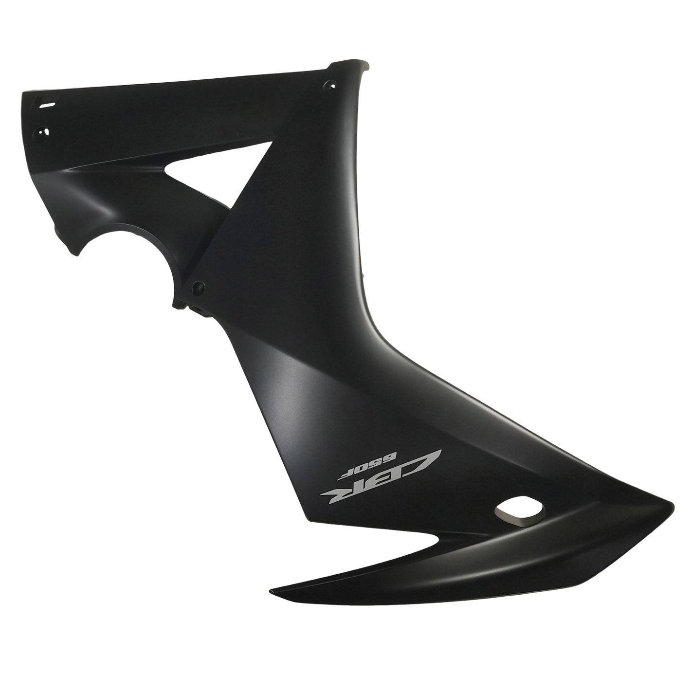 Amotopart Honda CBR650F 2014-2016 Matt Black Style2 Abzugskit