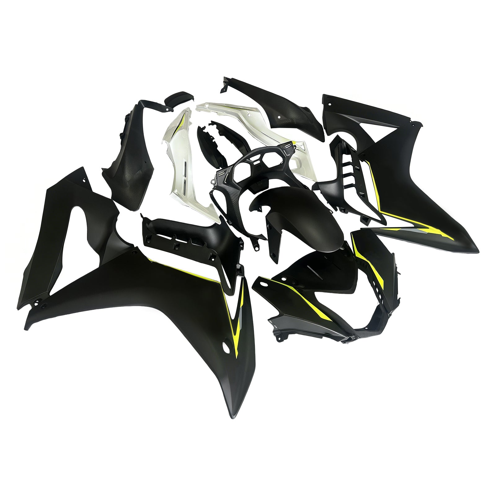 Amotopart Honda CBR650F 2014-2016 Matte Black Style3 Fairing Kit