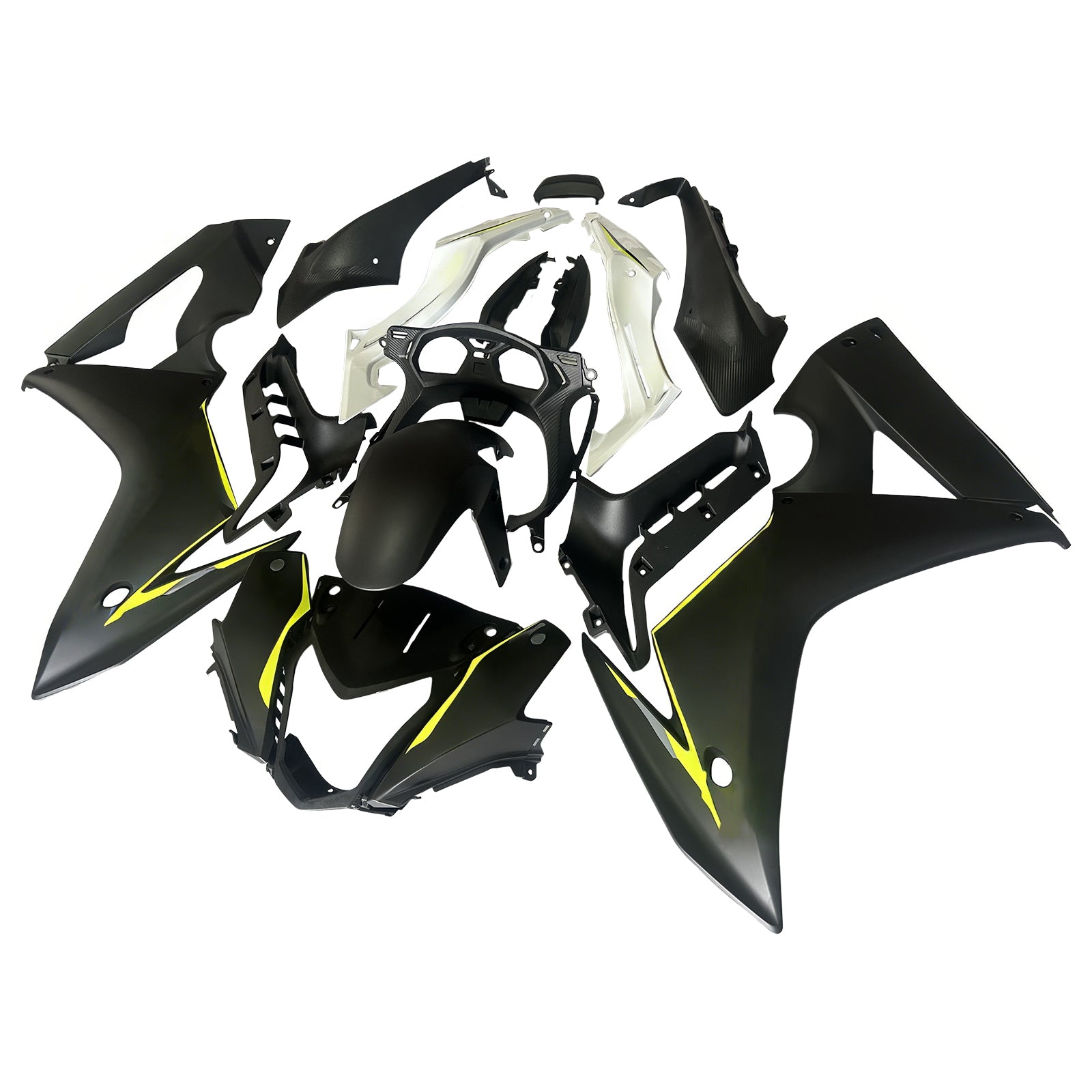 Amotopart Honda CBR650F 2014-2016 Matte Black Style3 Fairing Kit