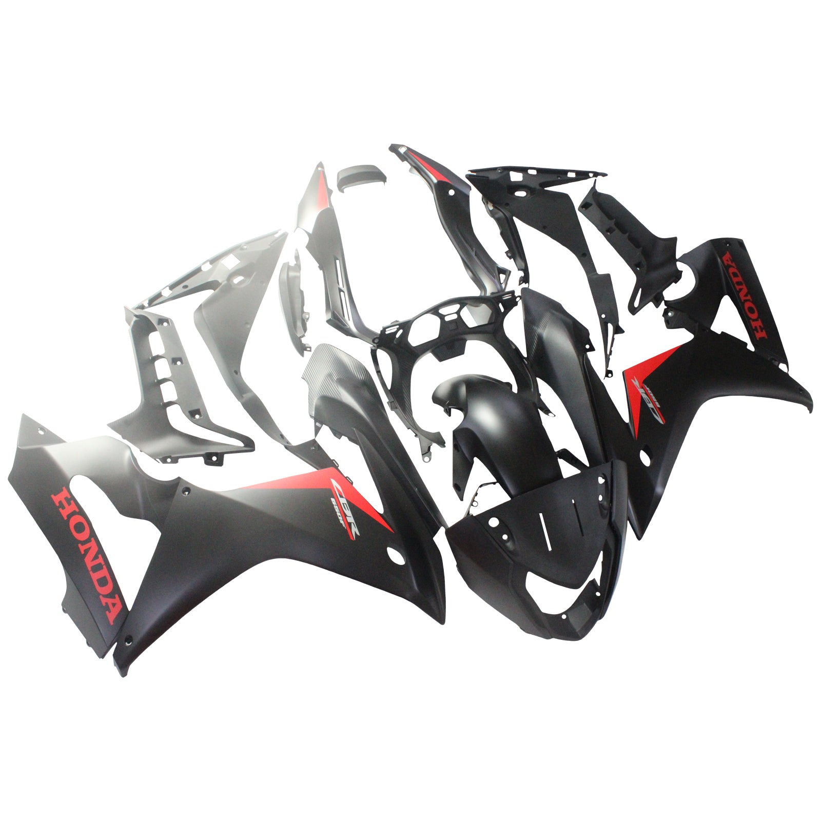 Amotopart Honda CBR650F 2014-2016 Matte Black Style1 Fairing Kit