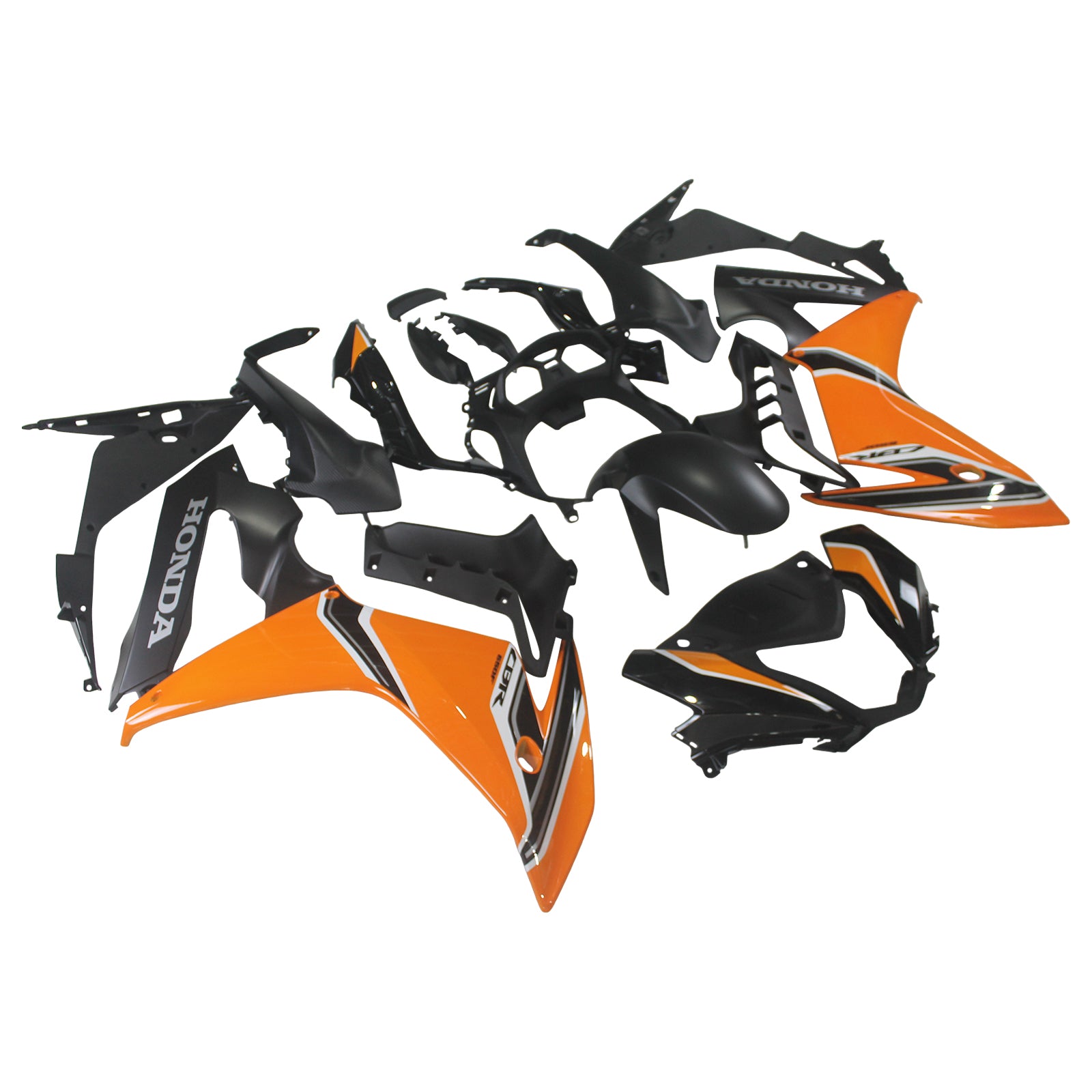 Amotopart Honda CBR650F 2014–2016 Orange Verkleidungsset