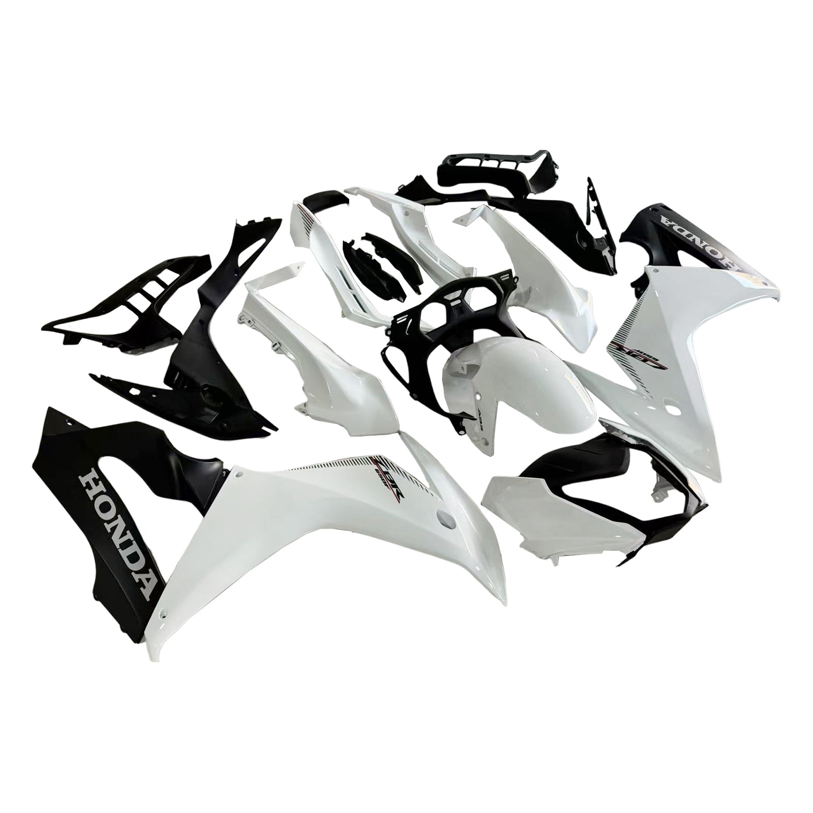 Amotopart Honda CBR650F 2014-2016 White Style2 Fairing Kit