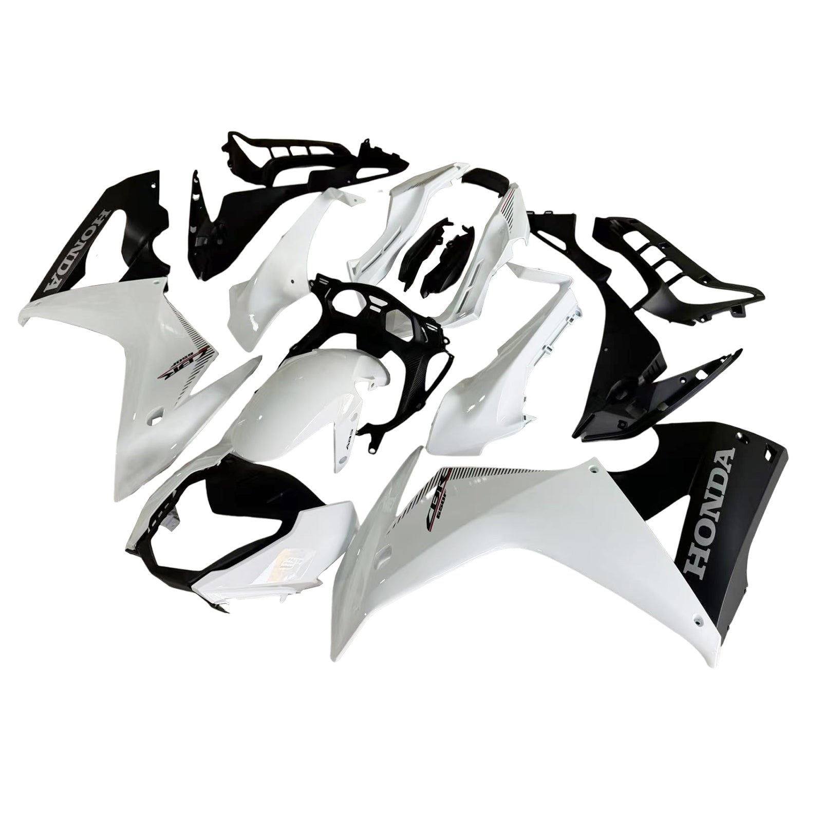 Amotopart Honda CBR650F 2014-2016 White Style2 Fairing Kit