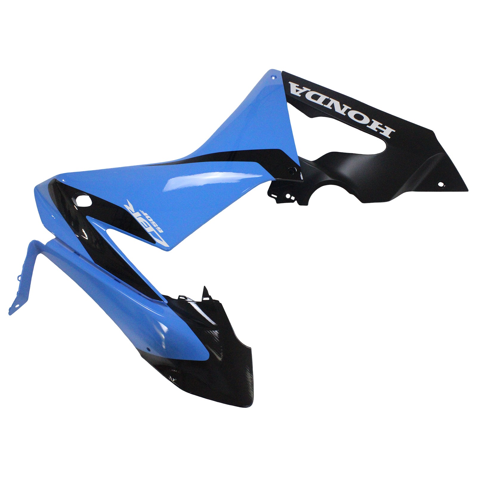 Amotopart Verkleidungsset für Honda CBR650F 2014–2016, Blau und Schwarz