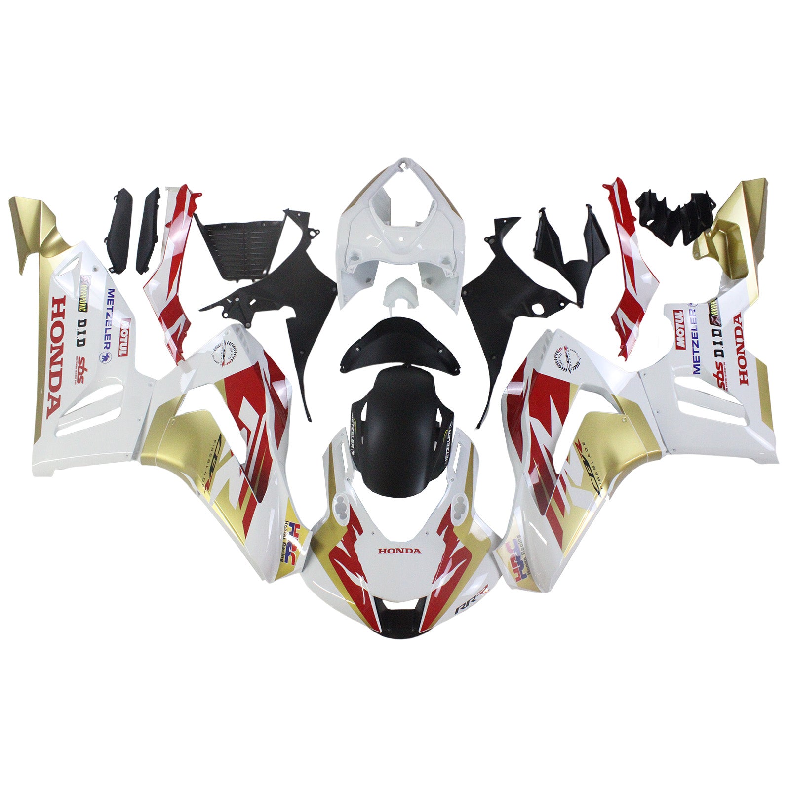 Amotopart ホンダ CBR1000RR-R 2020-2022 イエロー&レッド フェアリングキット