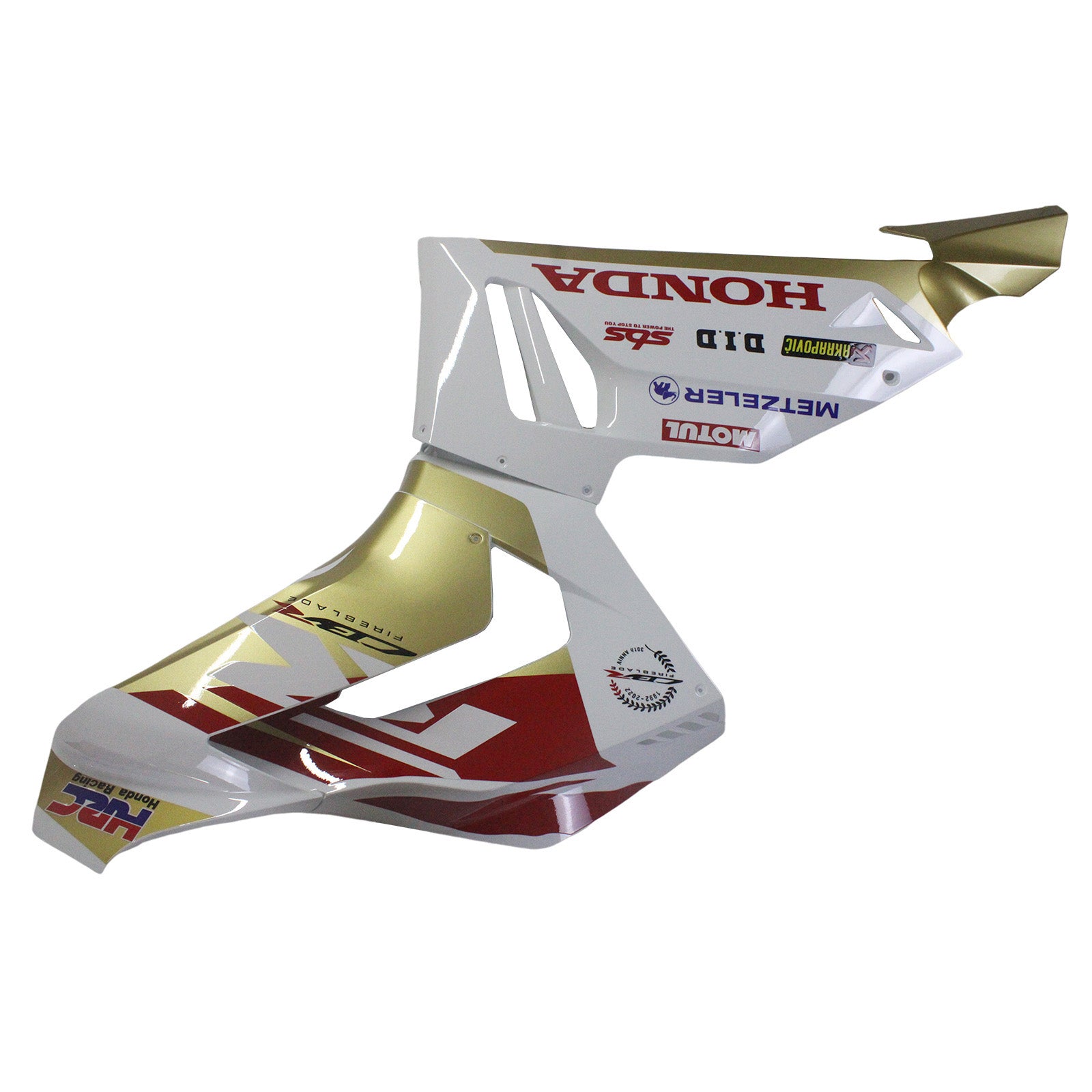 Amotopart Honda CBR1000RR-R 2020–2022 Verkleidungsset in Gelb und Rot