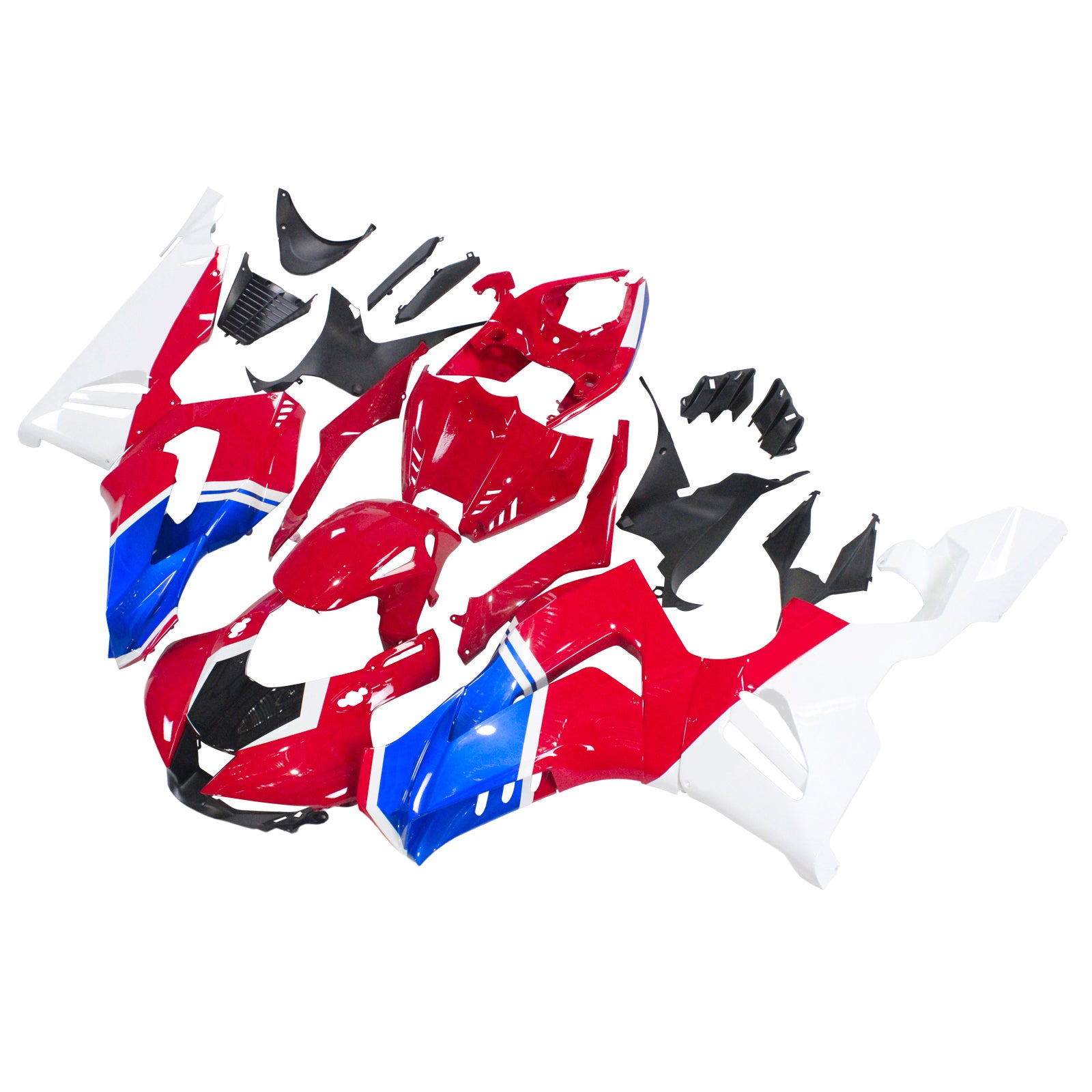 Amotopart Honda CBR1000RR-R 2020-2023 Blau&Red Style4 Verkleidungssatz