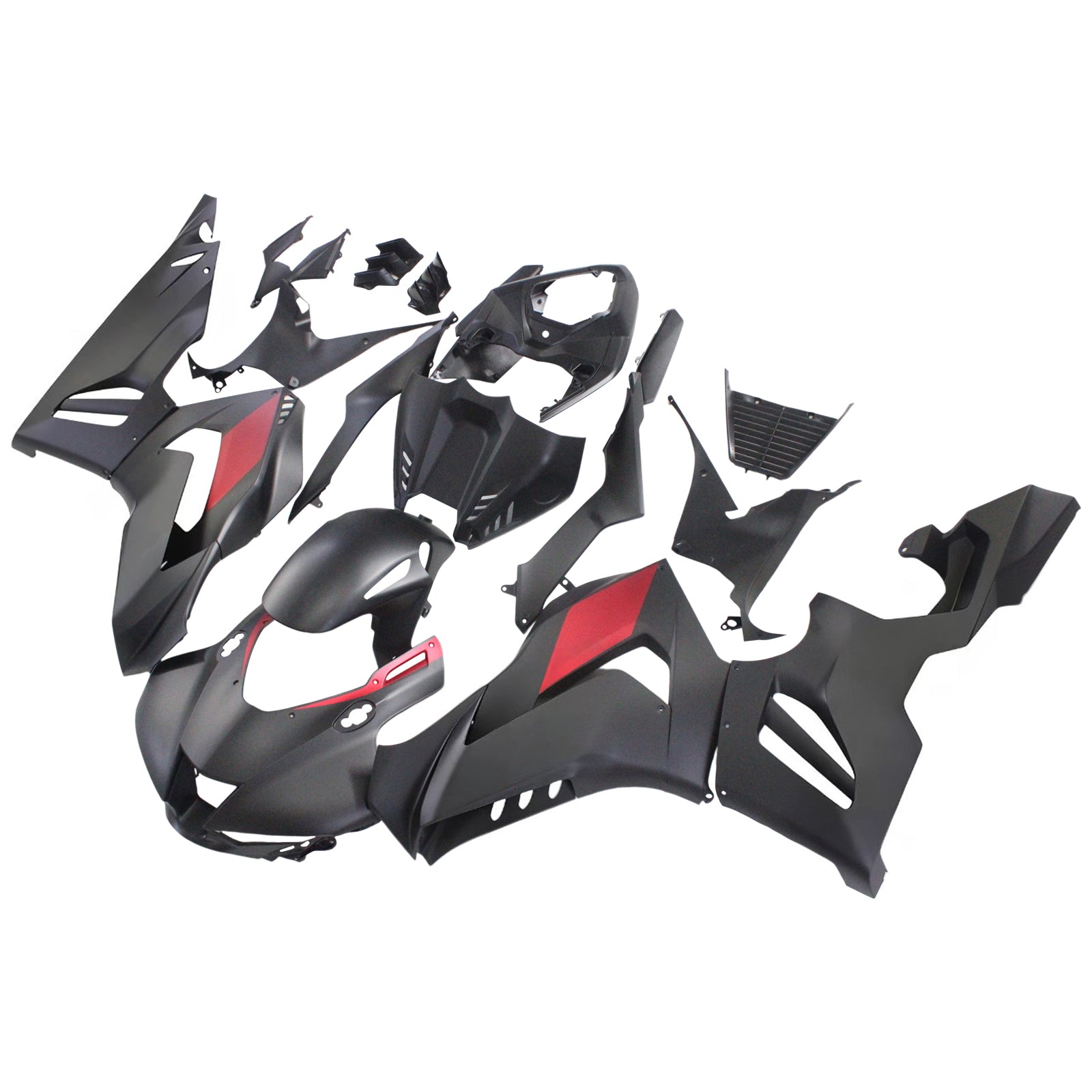 Amotopart Honda CBR1000RR-R 2020-2023 Matte Black & Red Logo Realing Kit