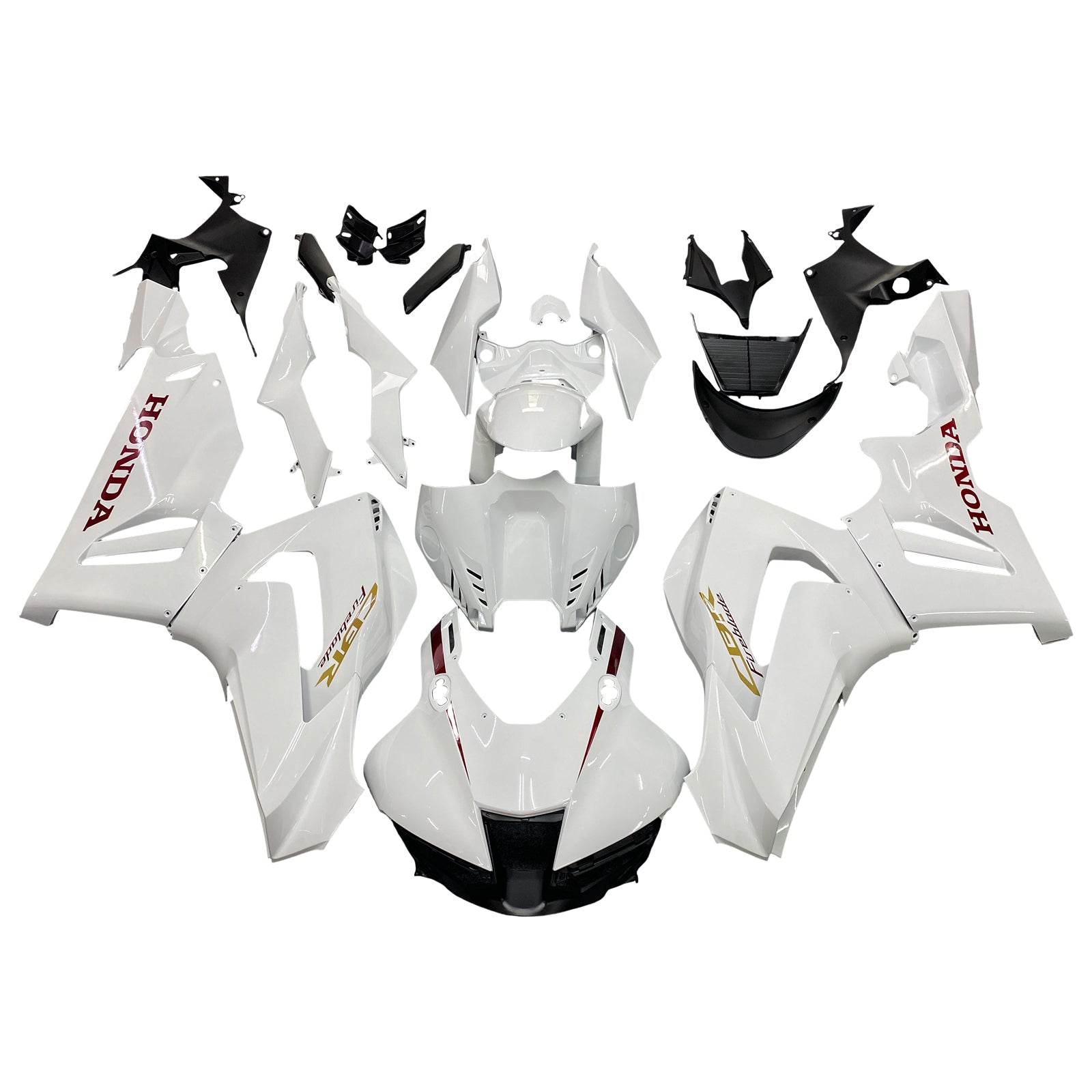 Amotopart ホンダ CBR1000RR-R 2020-2023 ホワイト フェアリングキット