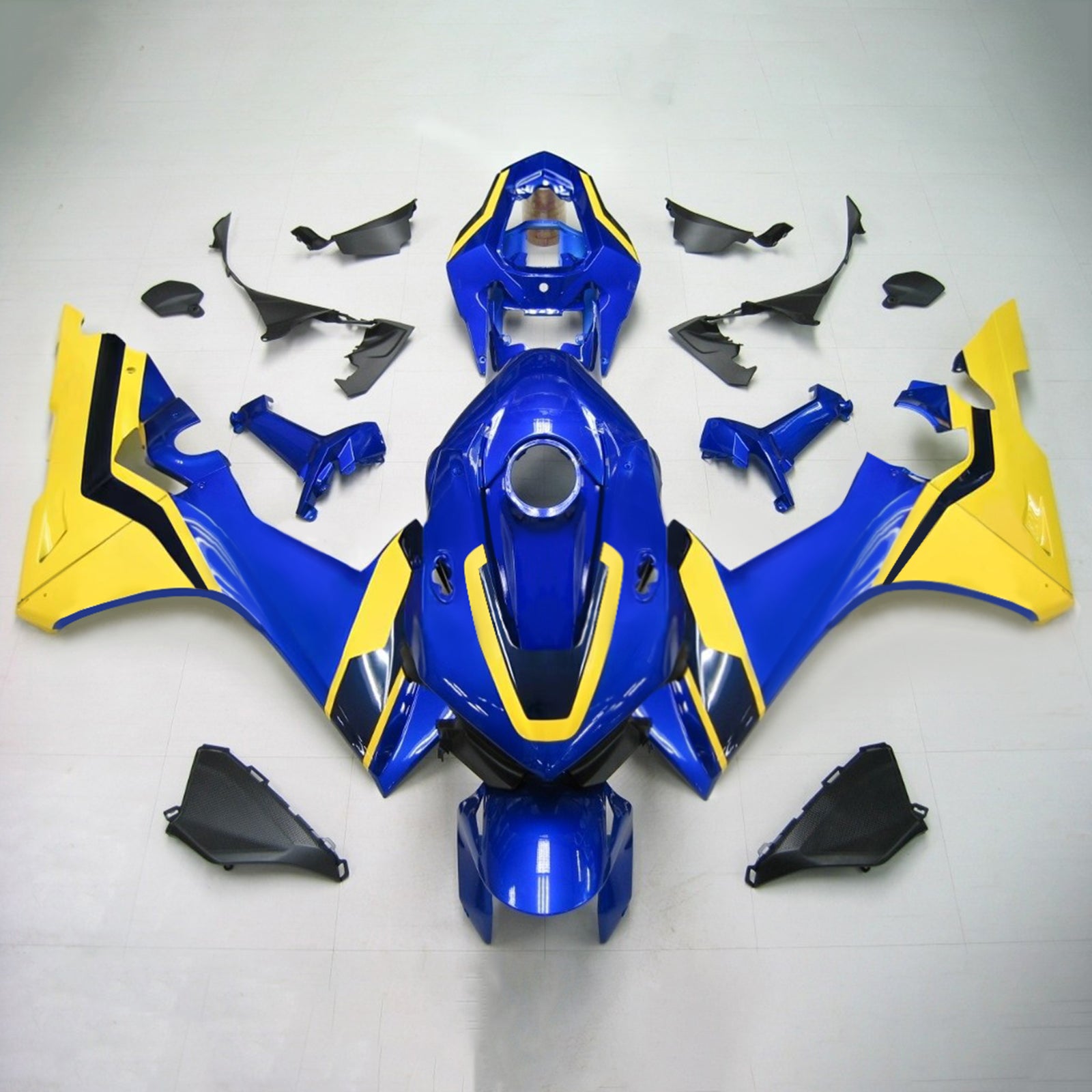 Amotopart Honda CBR1000RR-R 2020-2022 Blue&Yellow Fairing Kit