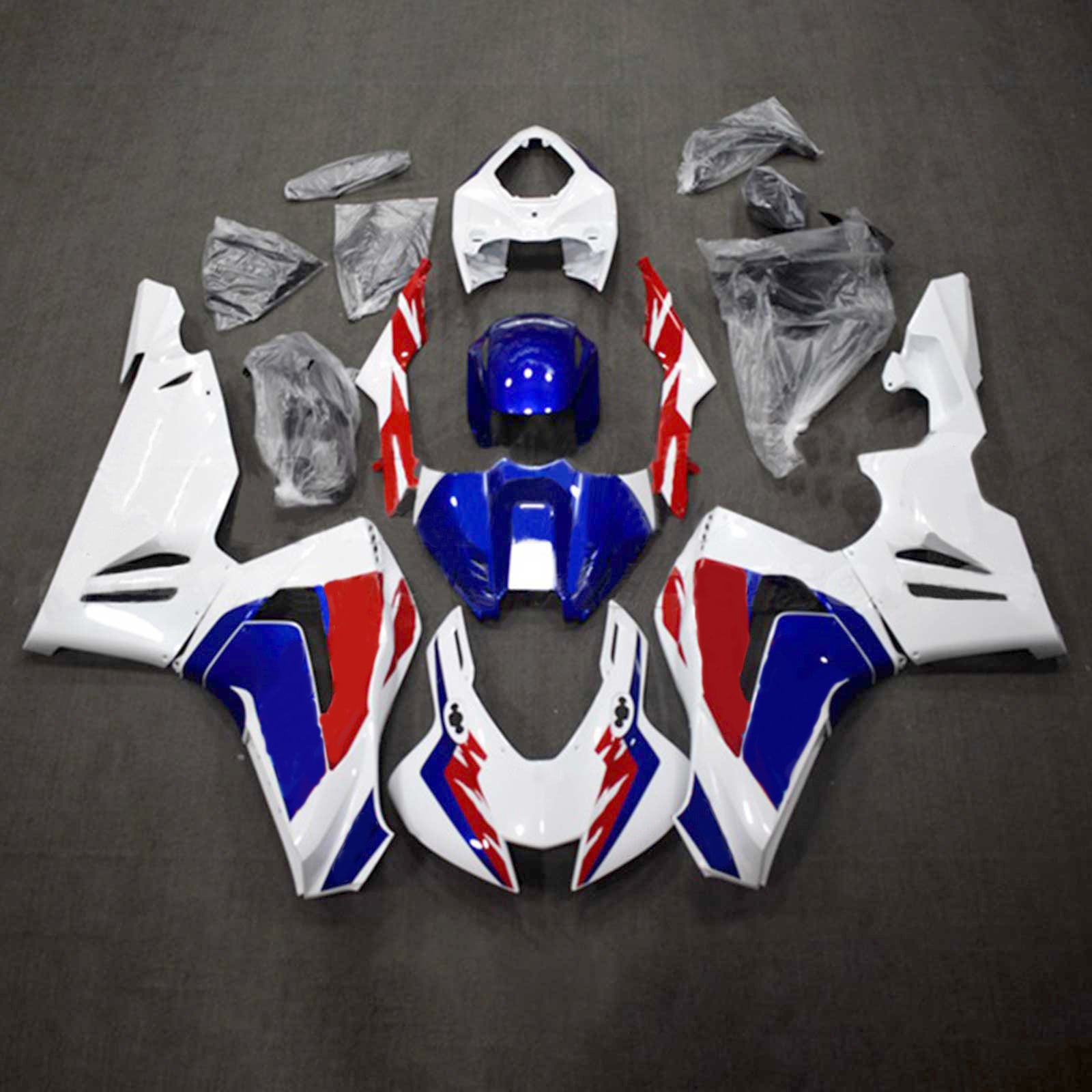 Amotopart 2020-2023 CBR1000RR-R Honda Kit de carenado azul y rojo