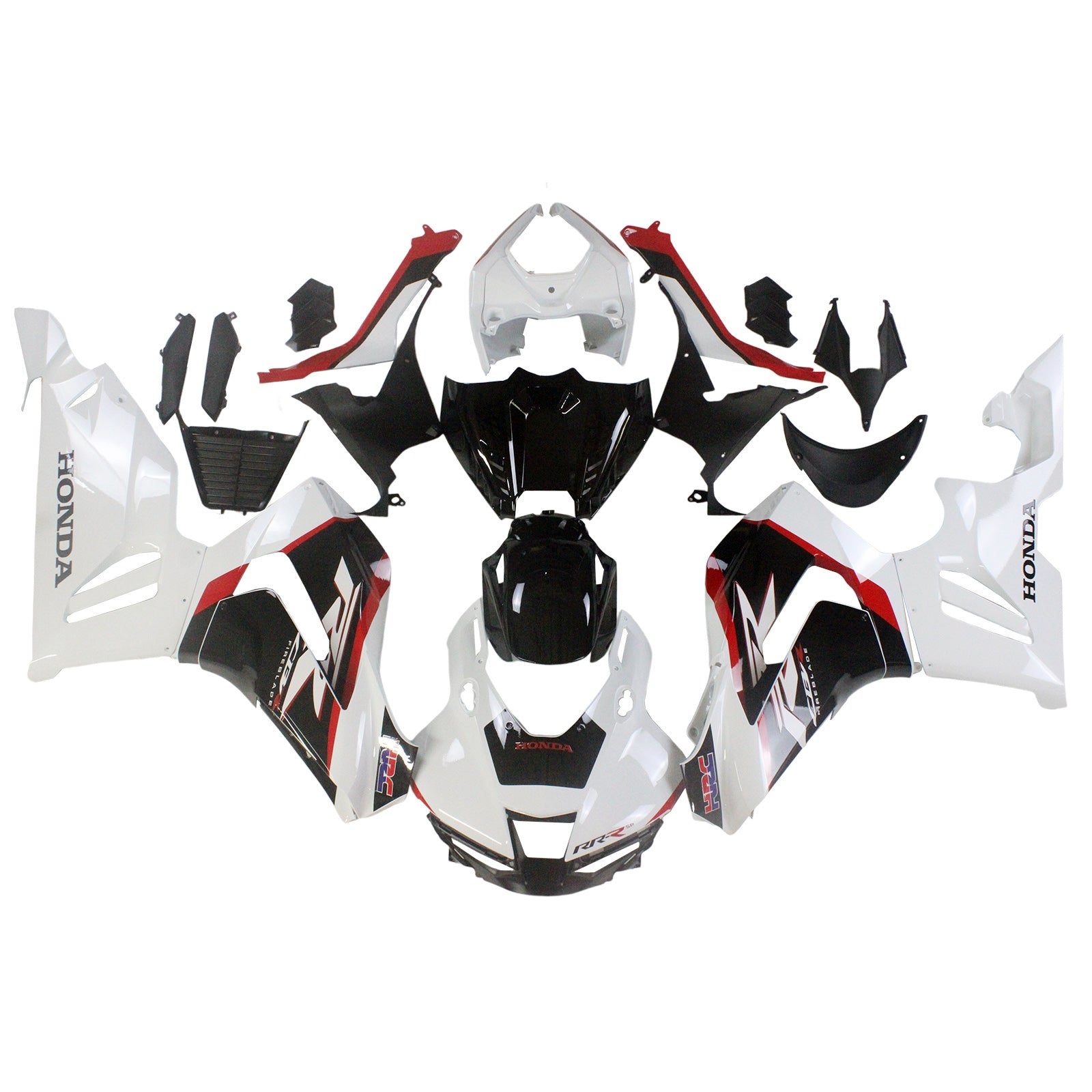 Amotopart 2020-2023 CBR1000RR-R Honda White&Red Style2 Fairing Kit