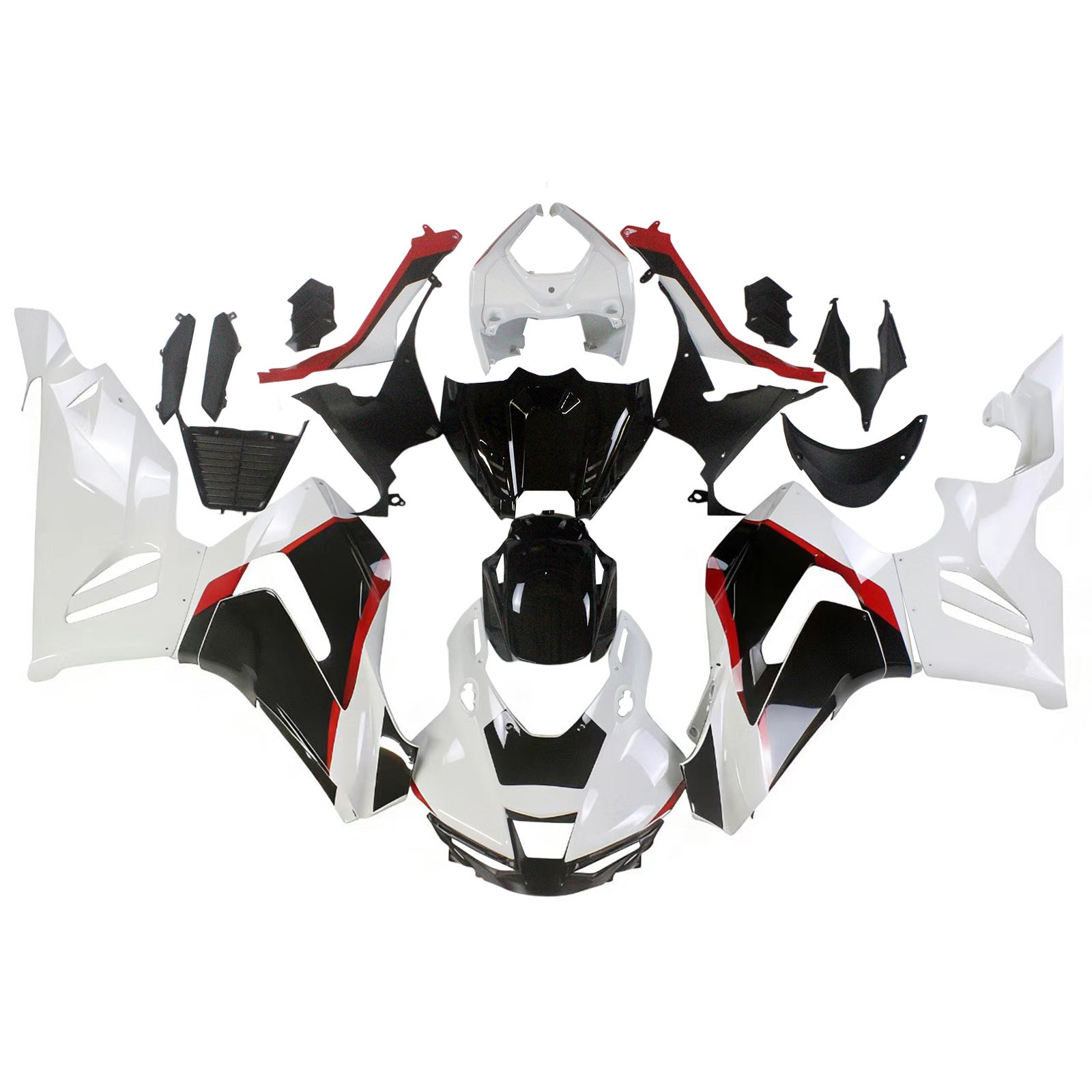 Amotopart 2020-2023 CBR1000RR-R Honda White Red Fairing Kit