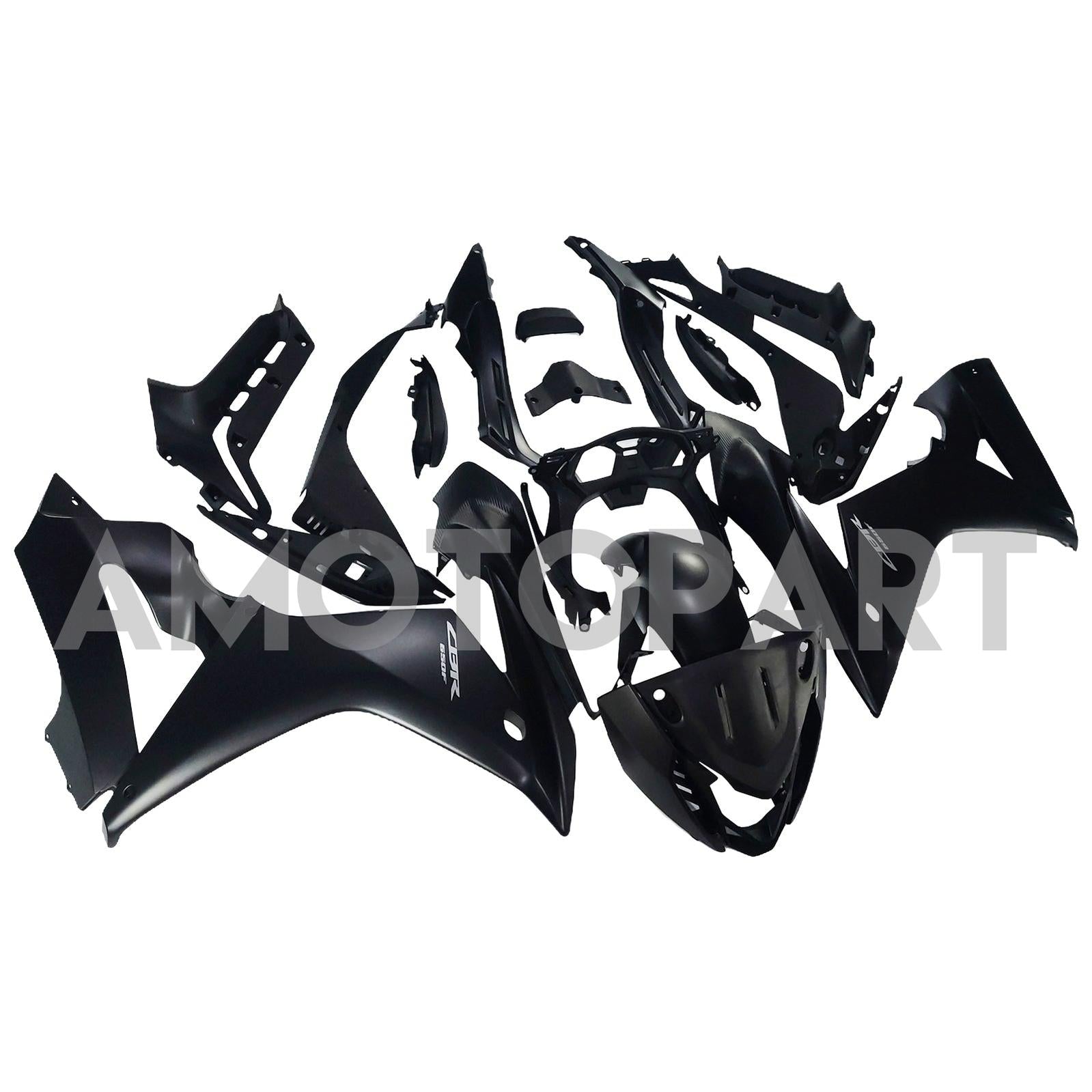 Amotopart 2017-2019 Honda CBR650F Black Fairing Kit